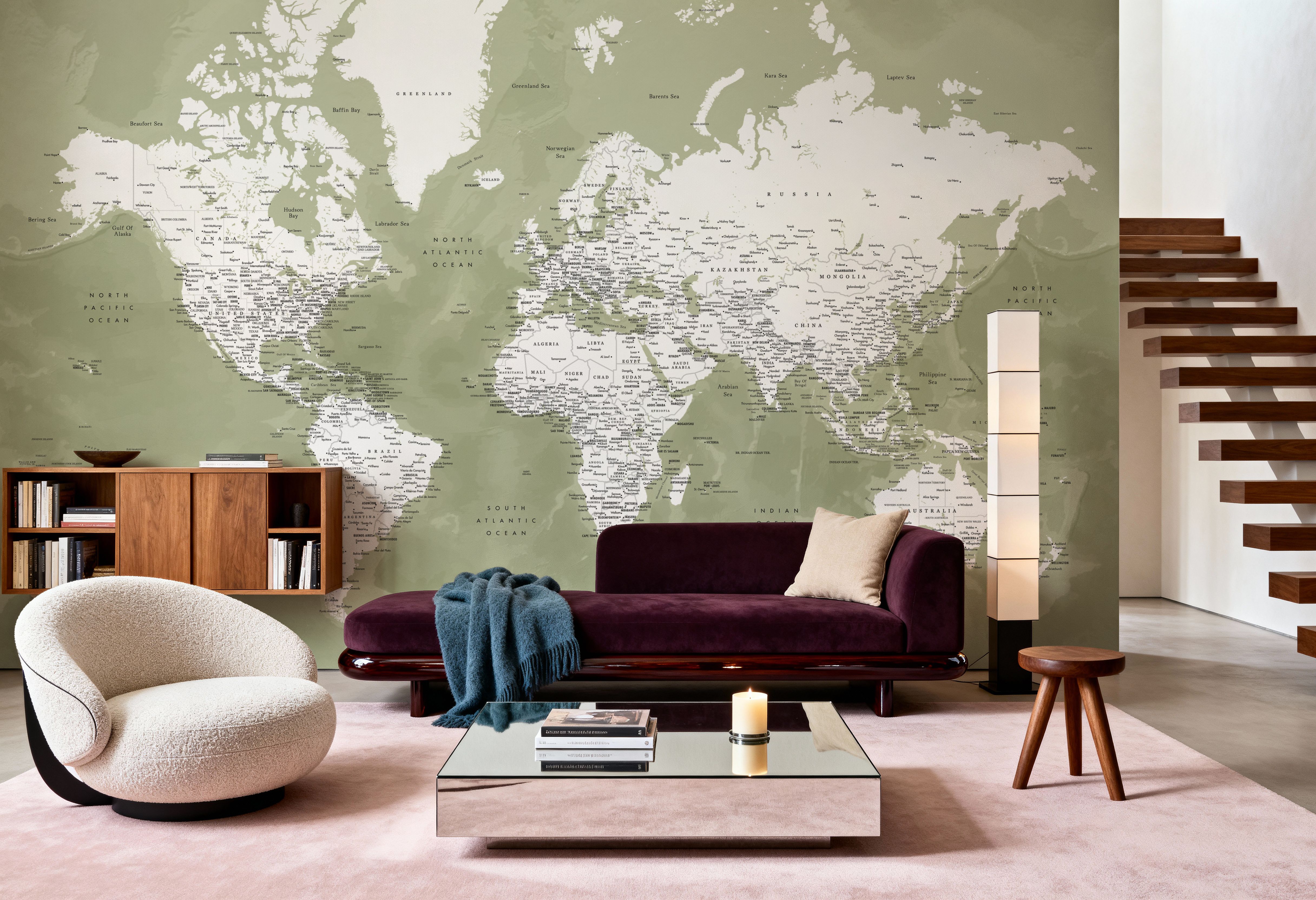 World Map Cities - Pacheco