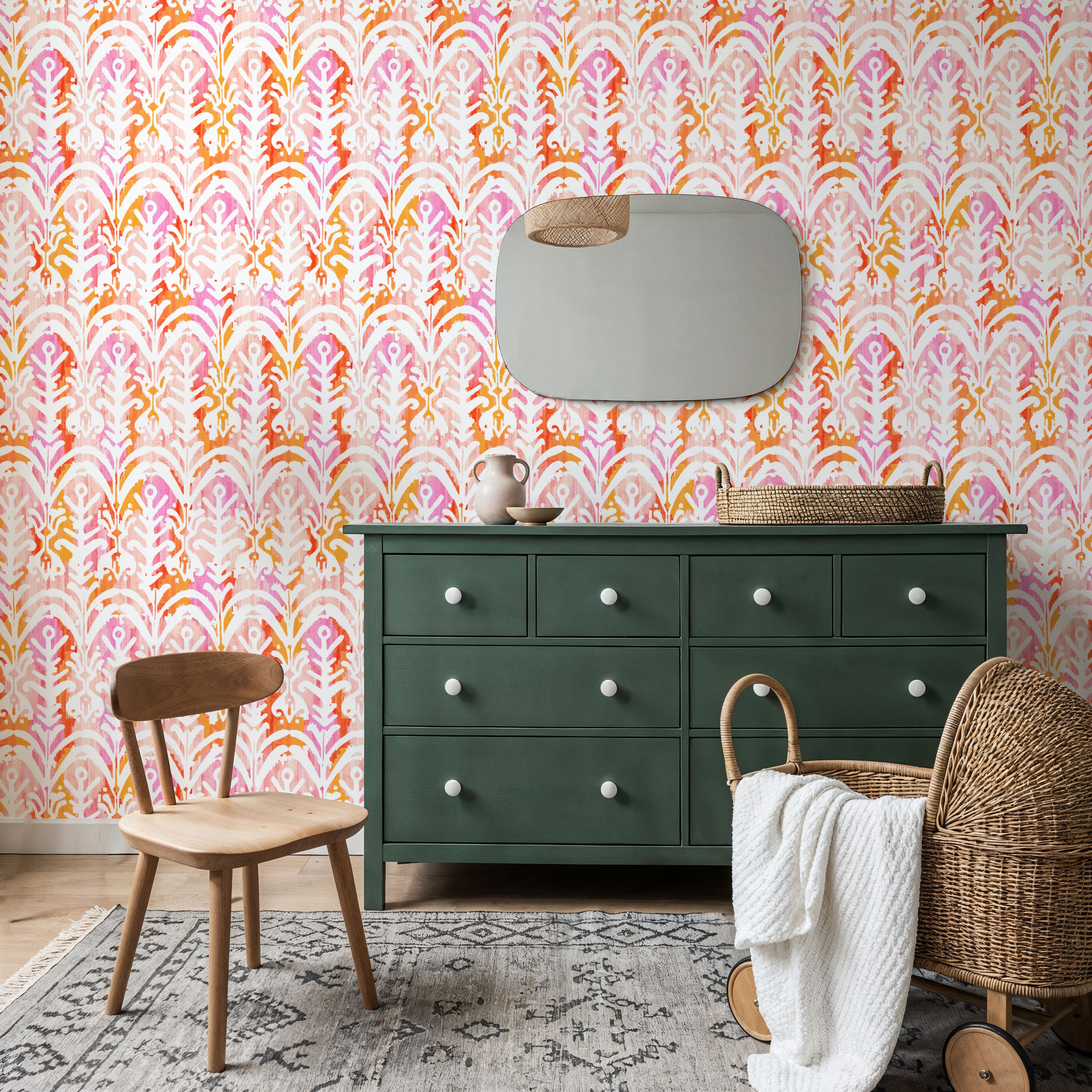 Rose Ikat