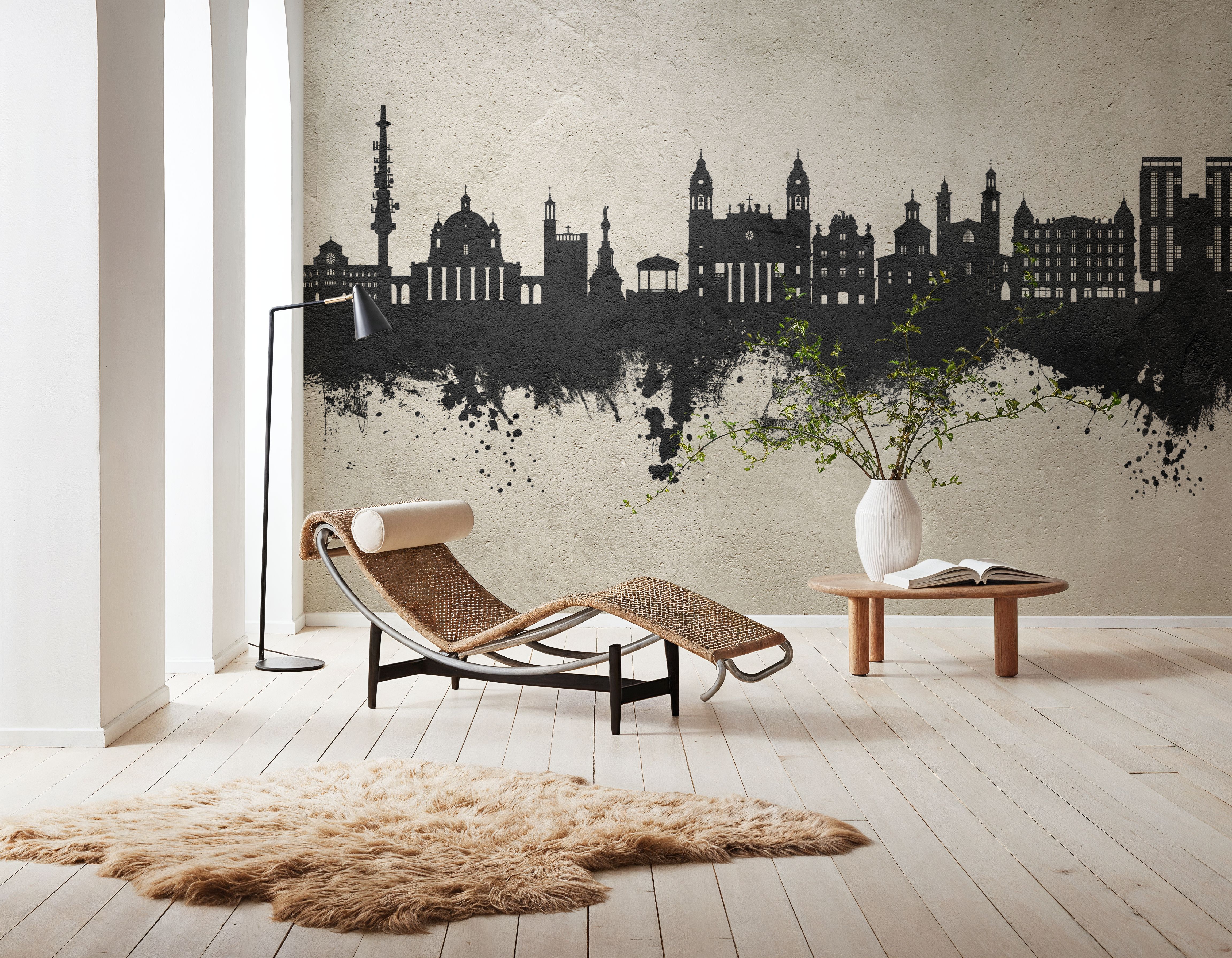 Pamplona Spain Skyline Concrete