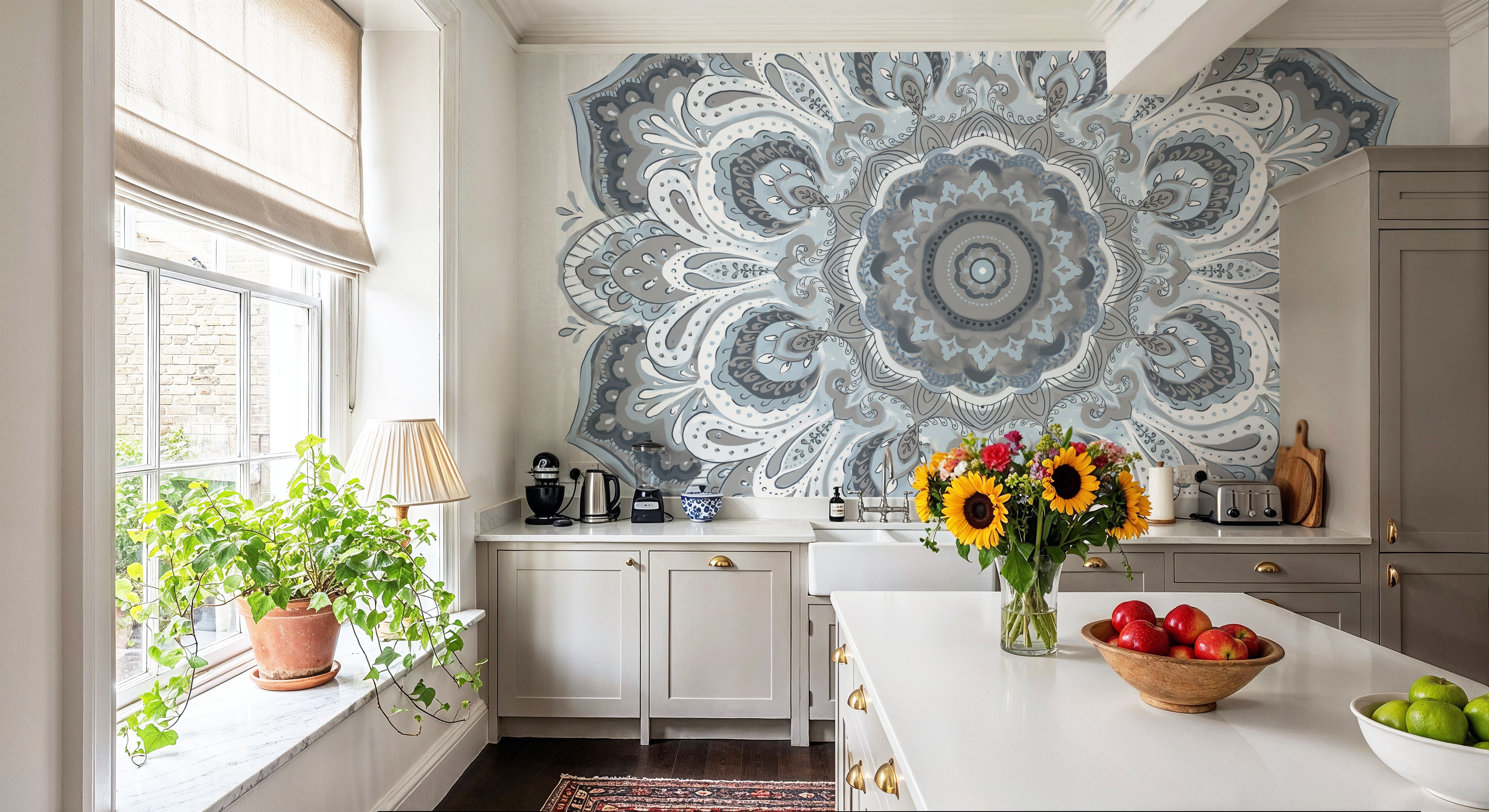 Goa Mandala II Dusty Blue