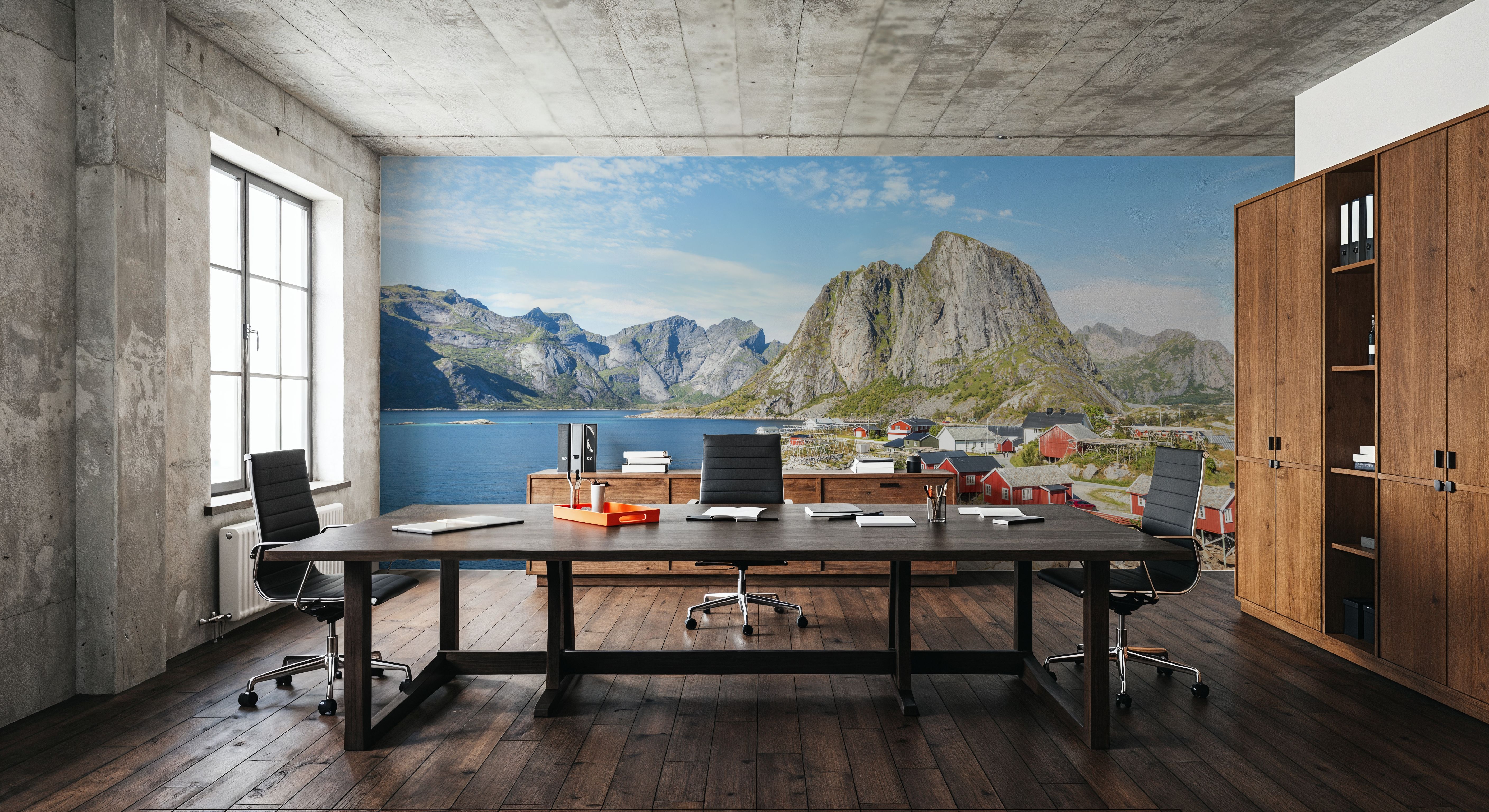 Lofoten Village, Behang