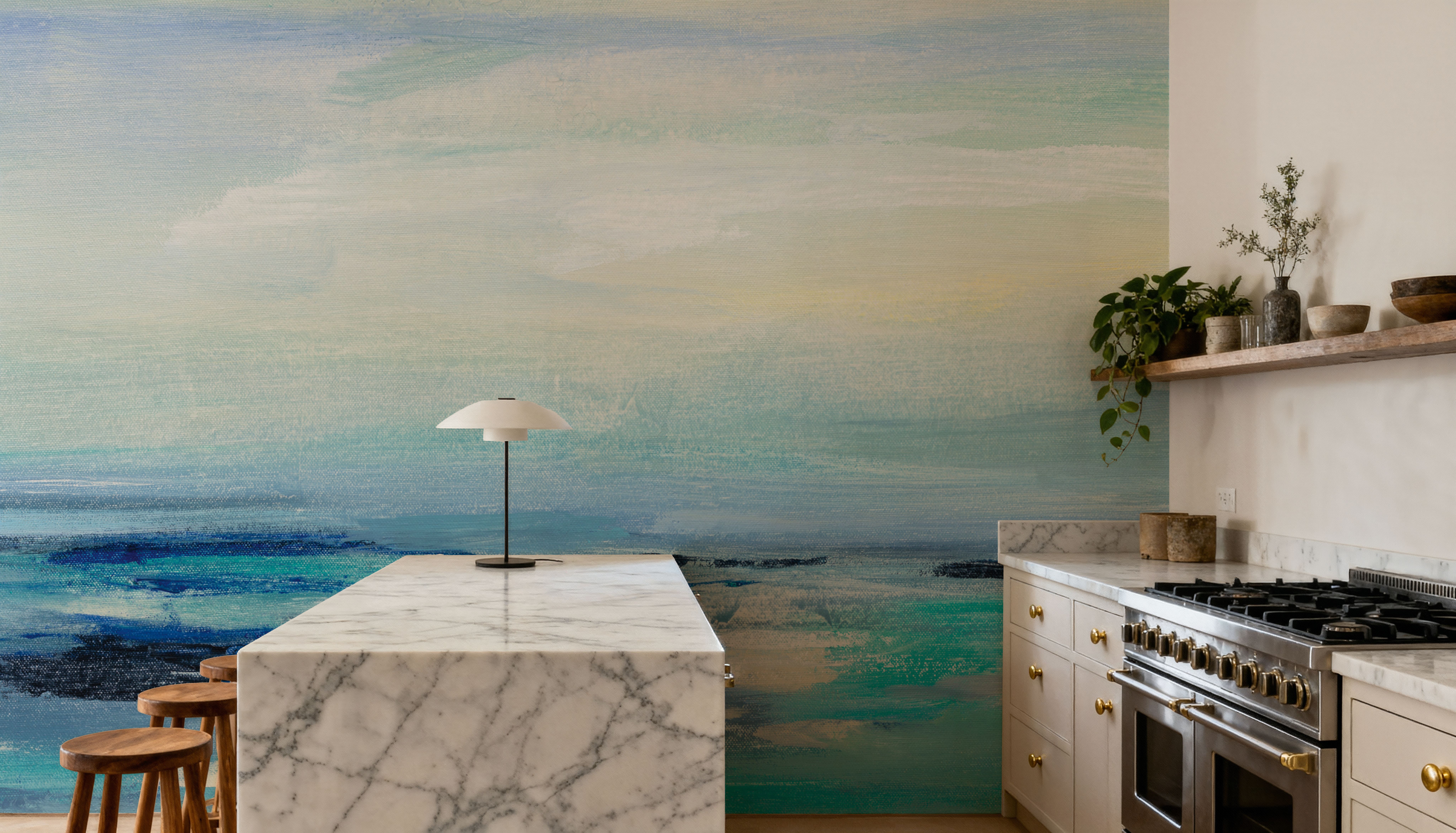 Turquoise Sea Waves II