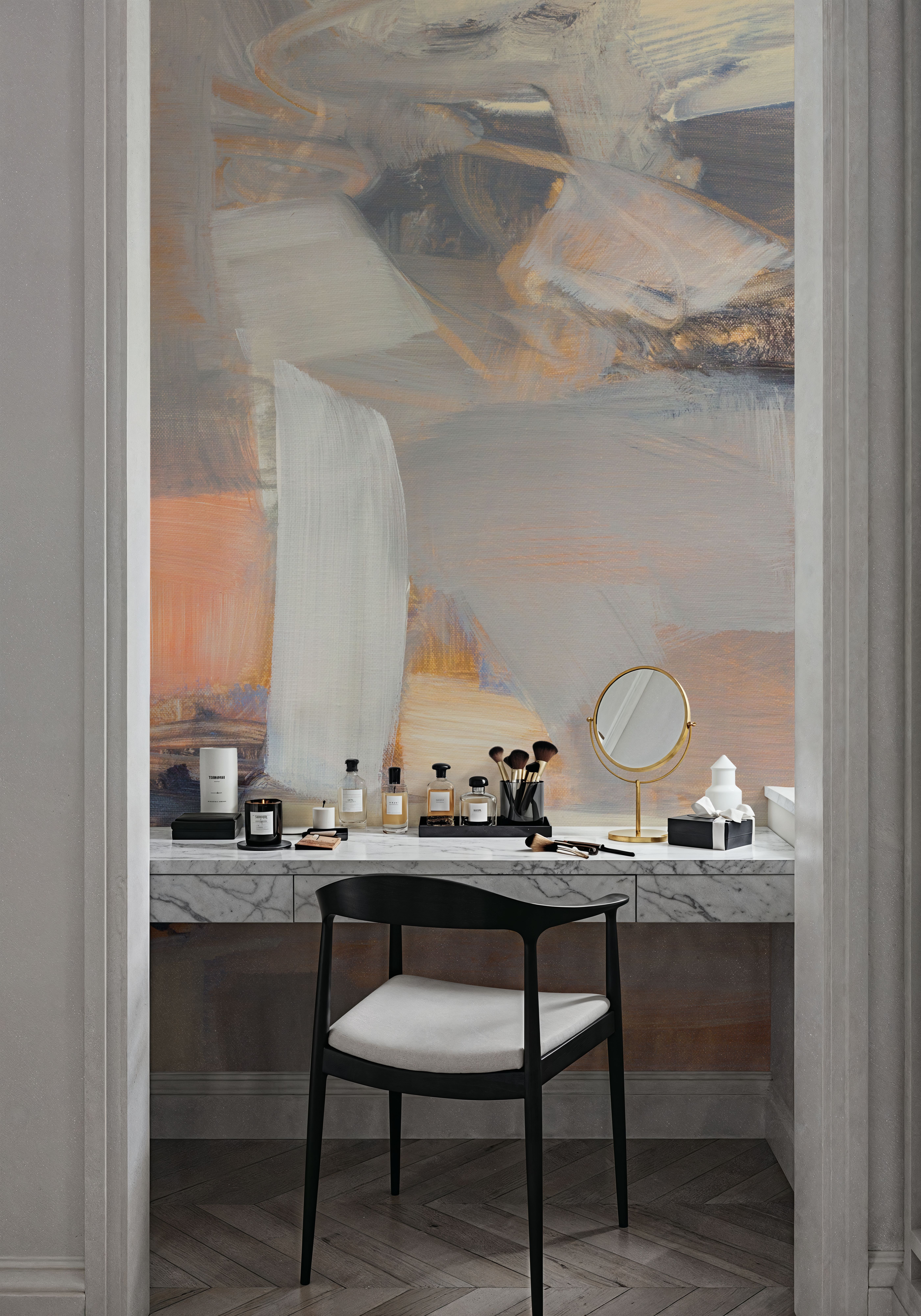 Wall Mural - Beale Street Abstract II Crop - Abstract mural wallpaper - Living room - Wallism US - Premium, Textured or Peel & Stick