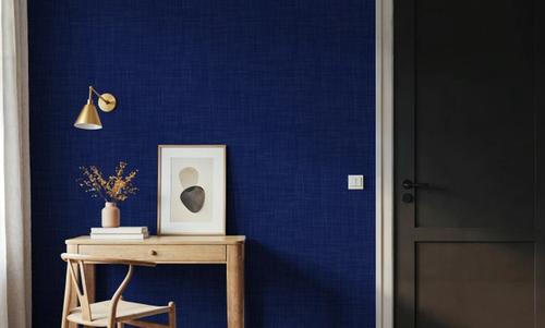 Mottled Linen Effect, Royal Blue