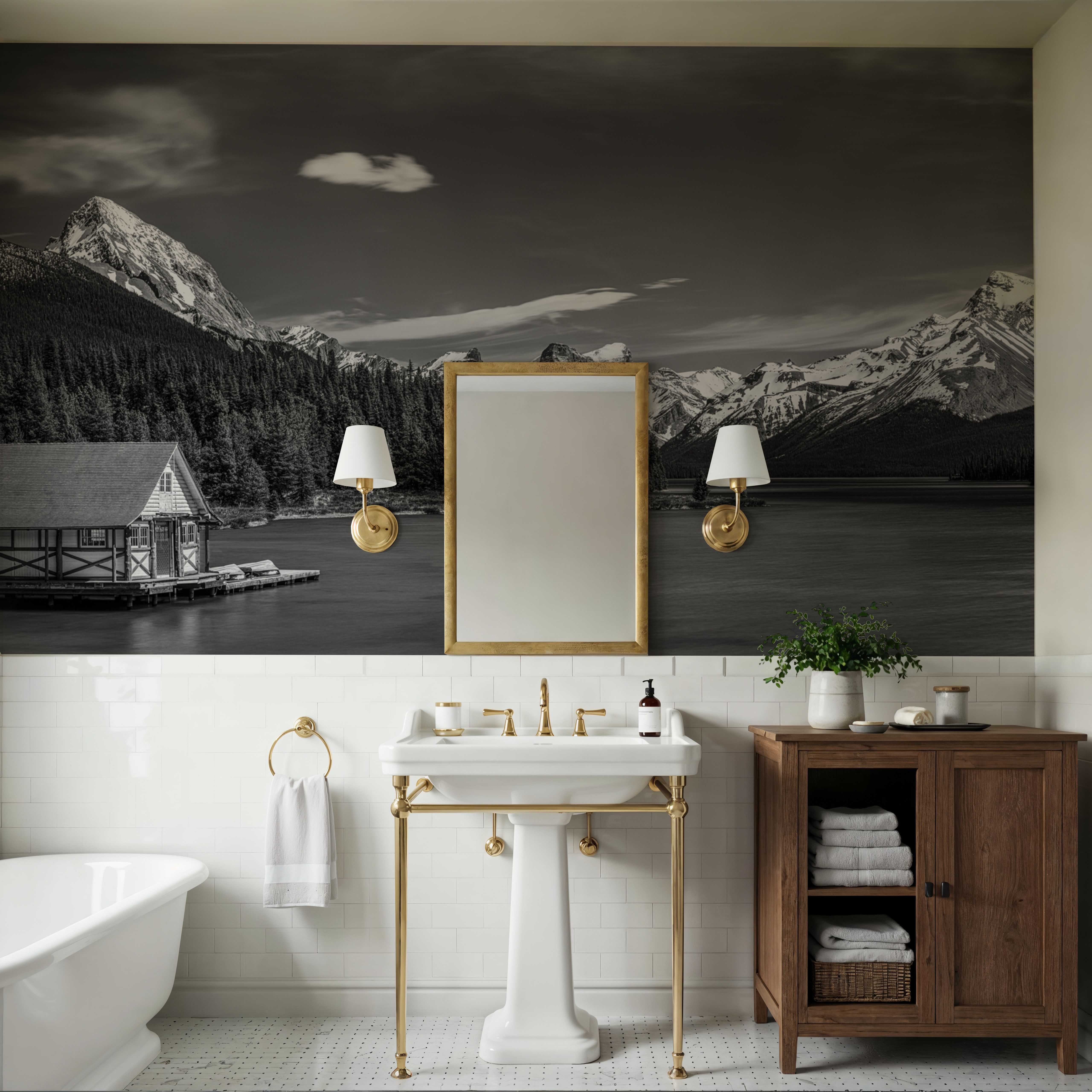 Canadian Boathouse BW