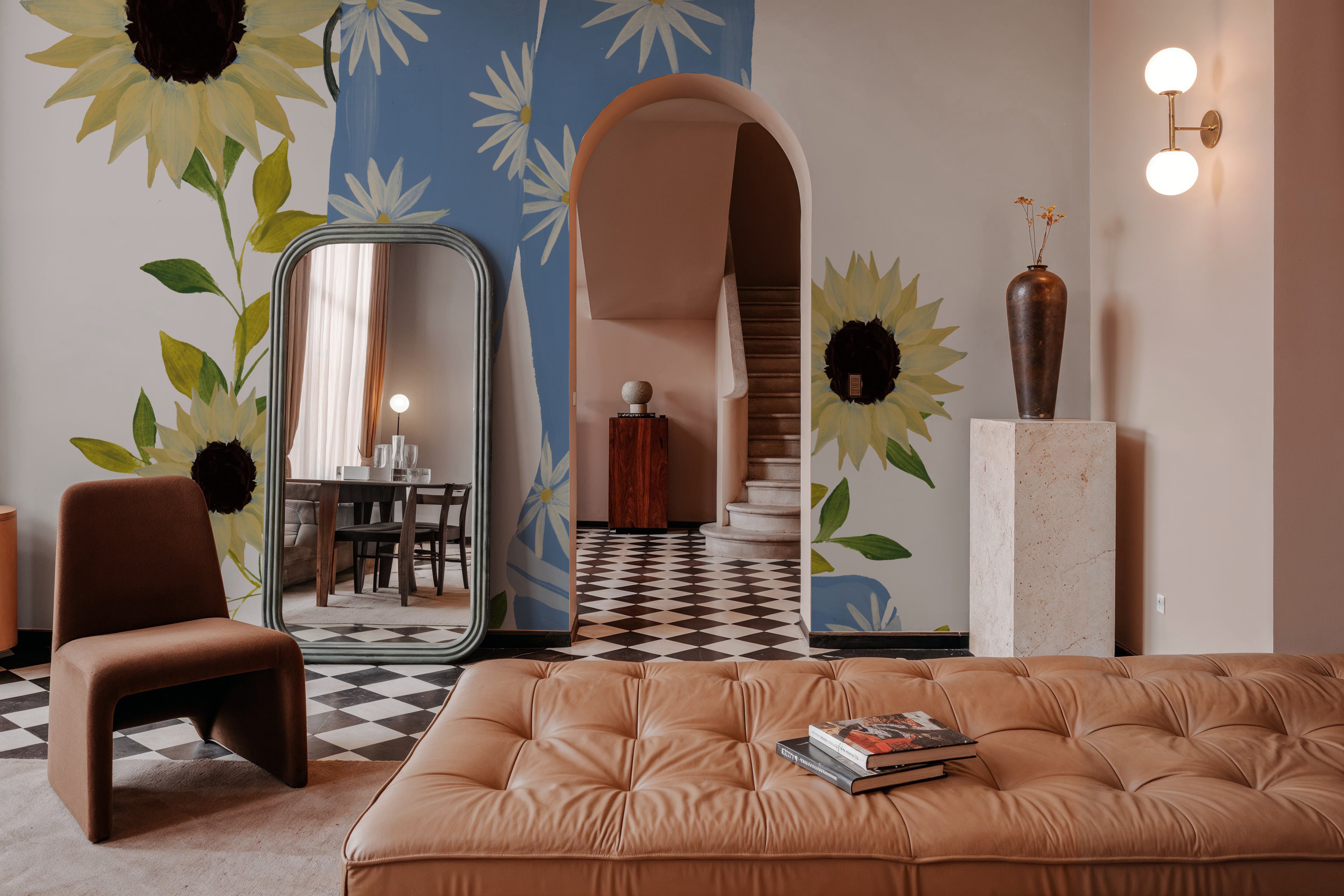 Boots with Sunflowers