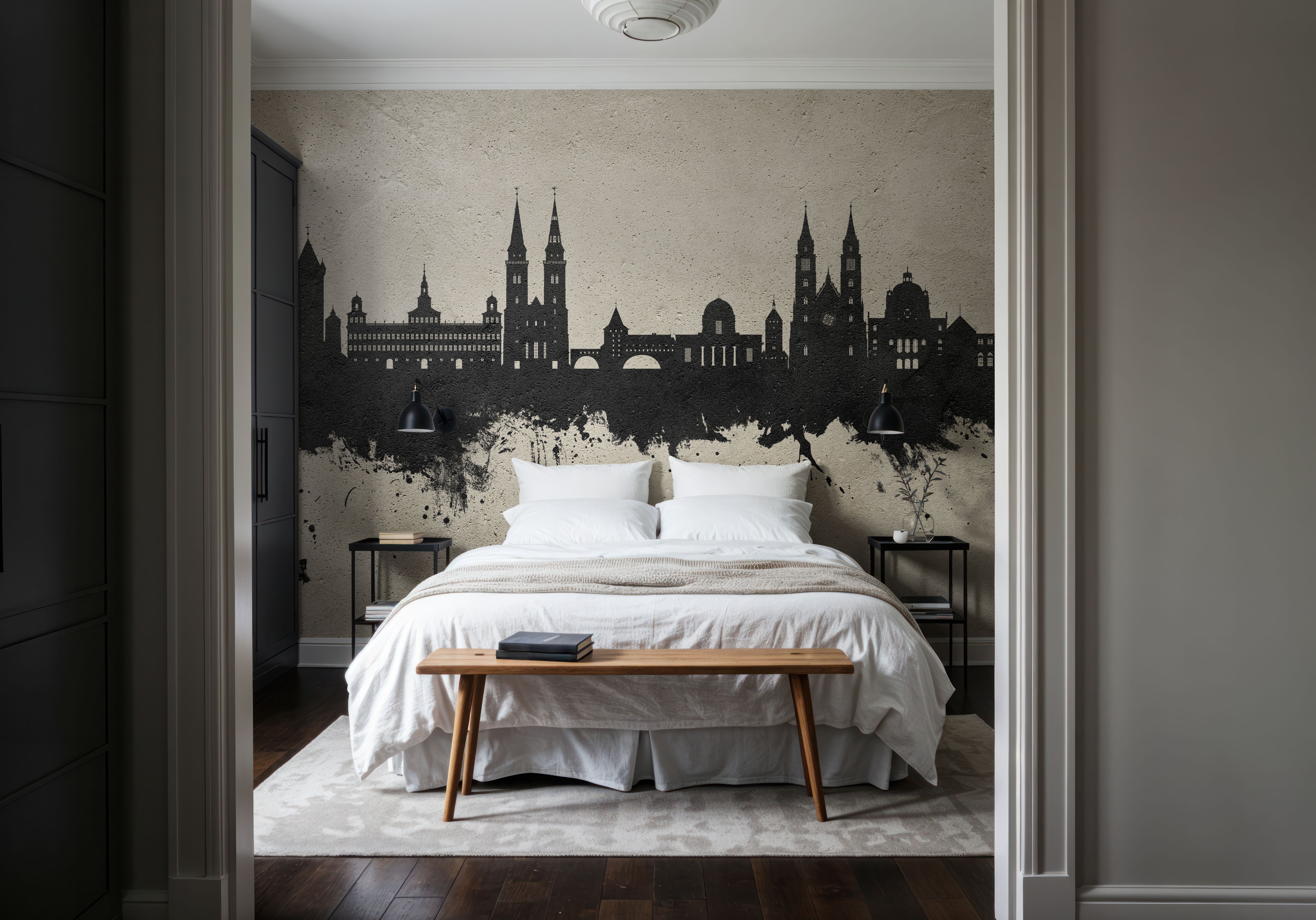 Nürnberg Germany Skyline Concrete