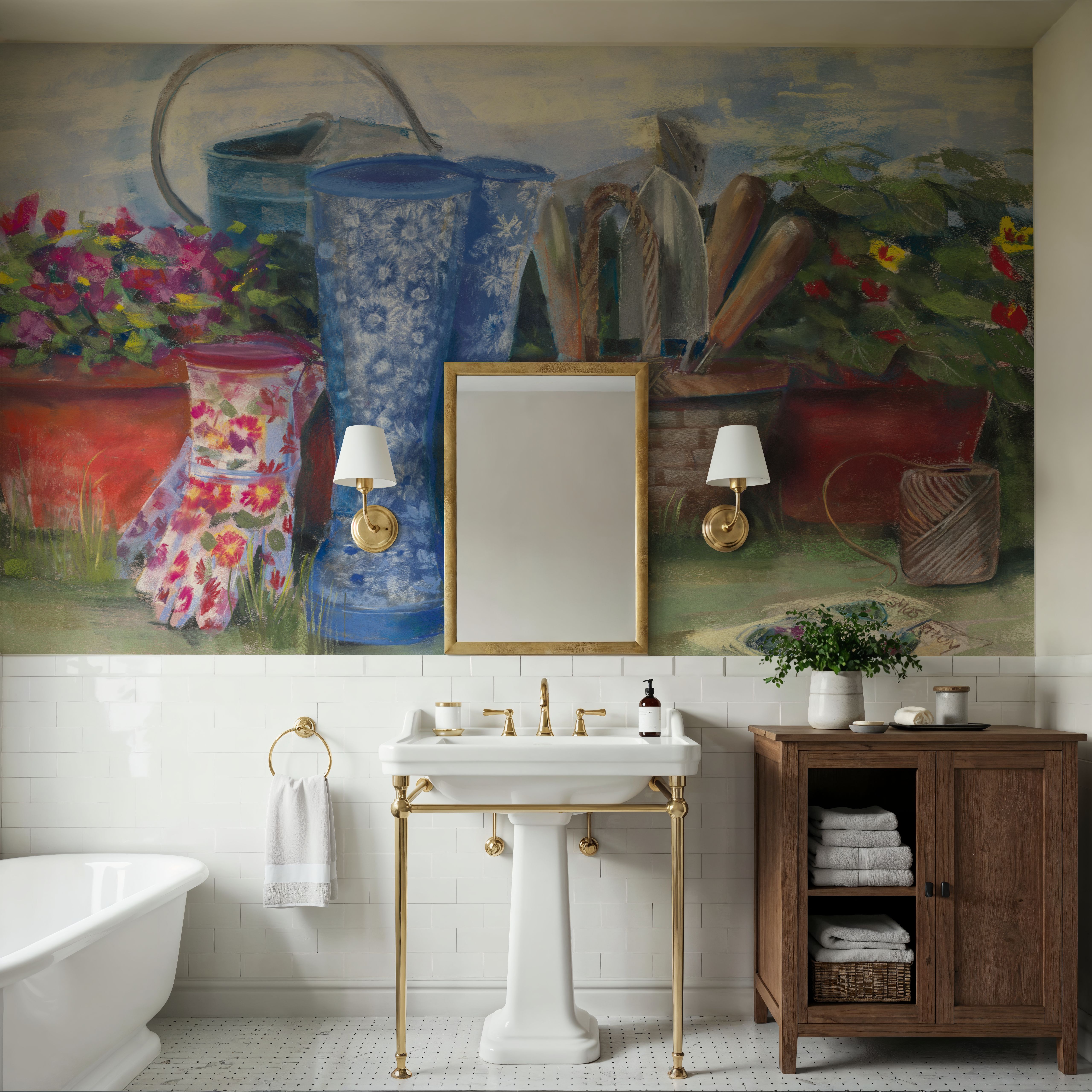 Gardeners Still Life with Boots