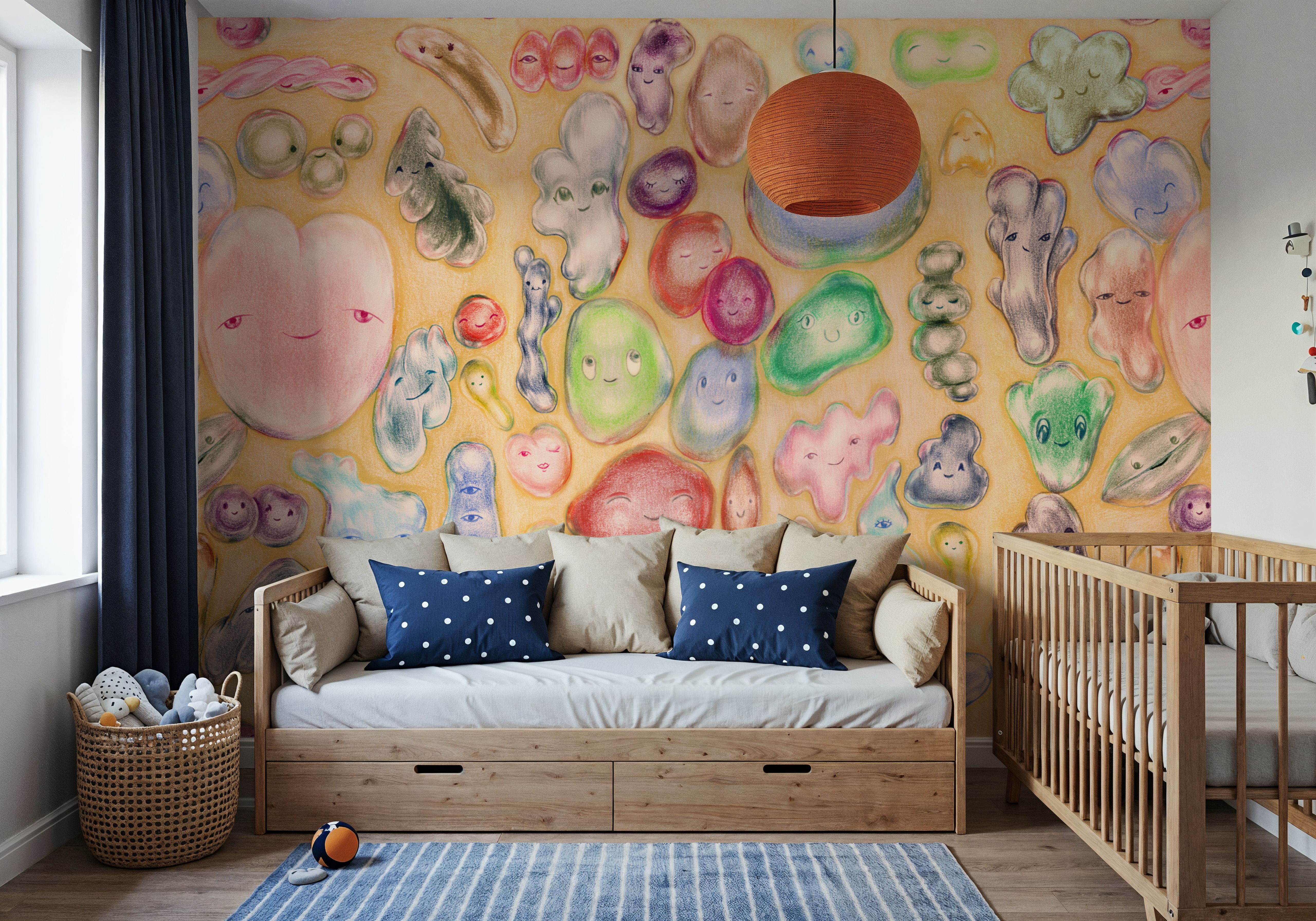 Kind Candy Hearts, Wallpaper