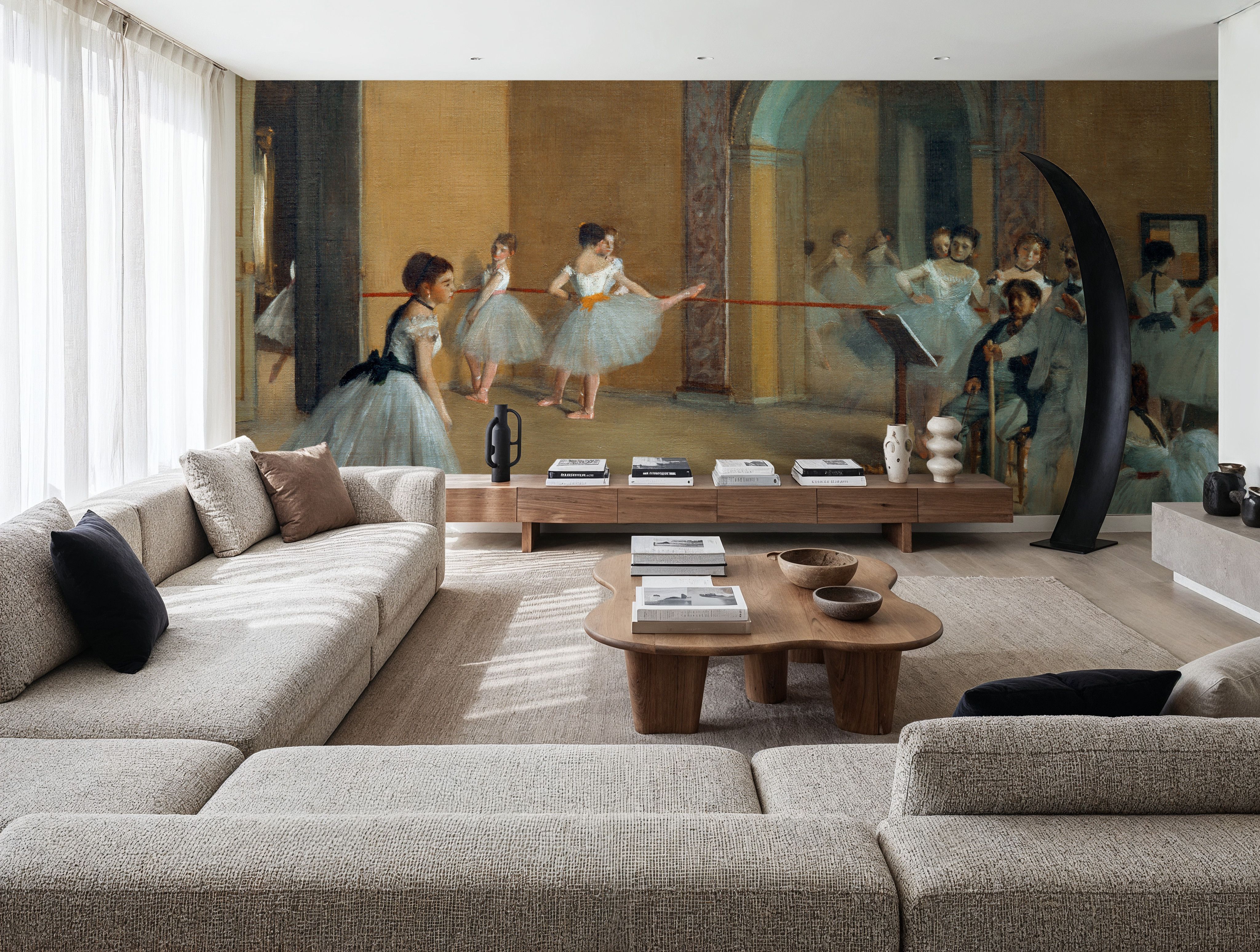 The Dance Foyer at the Opera on the rue Le Peletier