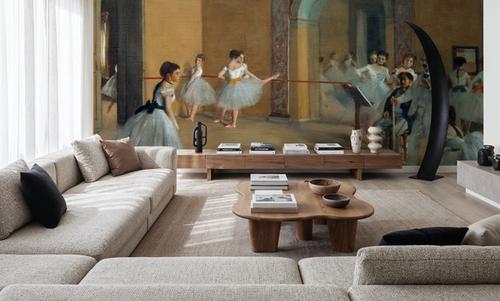The Dance Foyer at the Opera on the rue Le Peletier