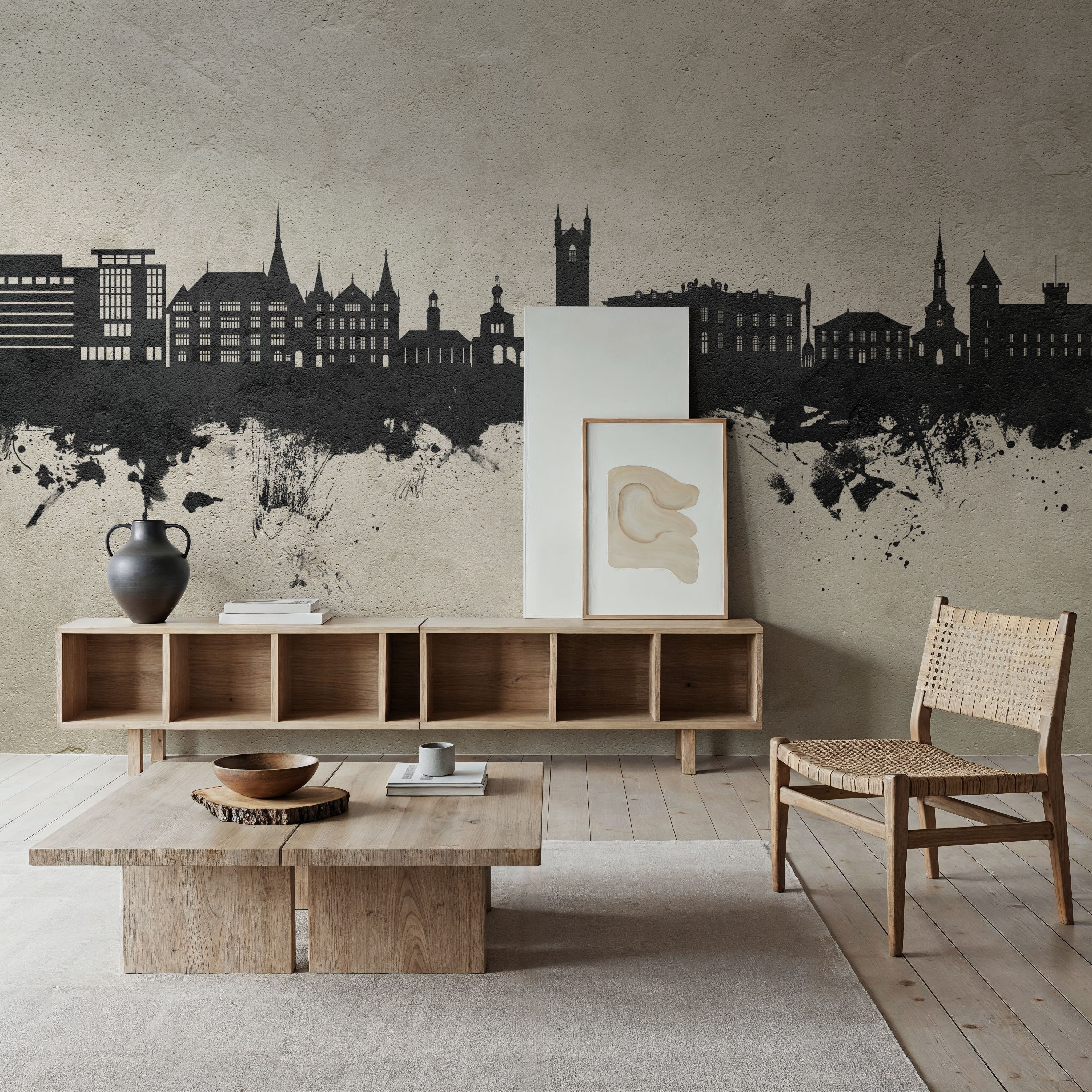 Vevey Switzerland Skyline Concrete