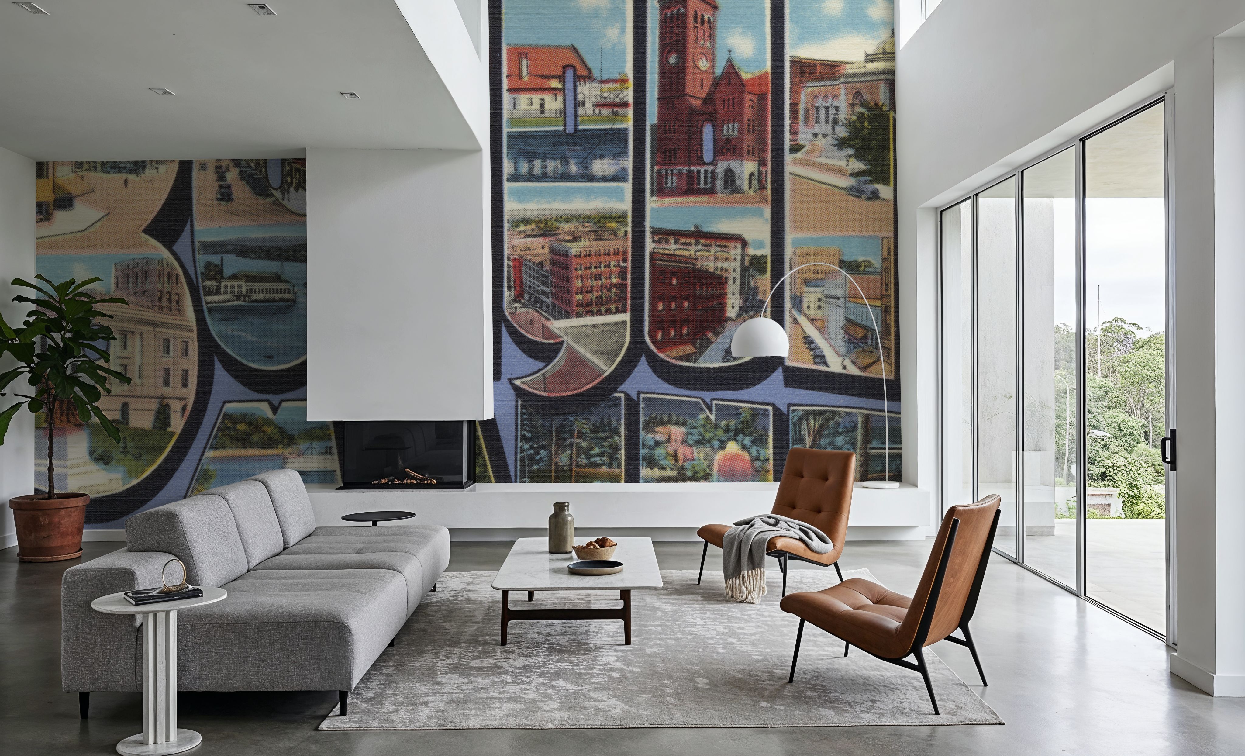 Greetings from Bangor - Screenprint Postcard