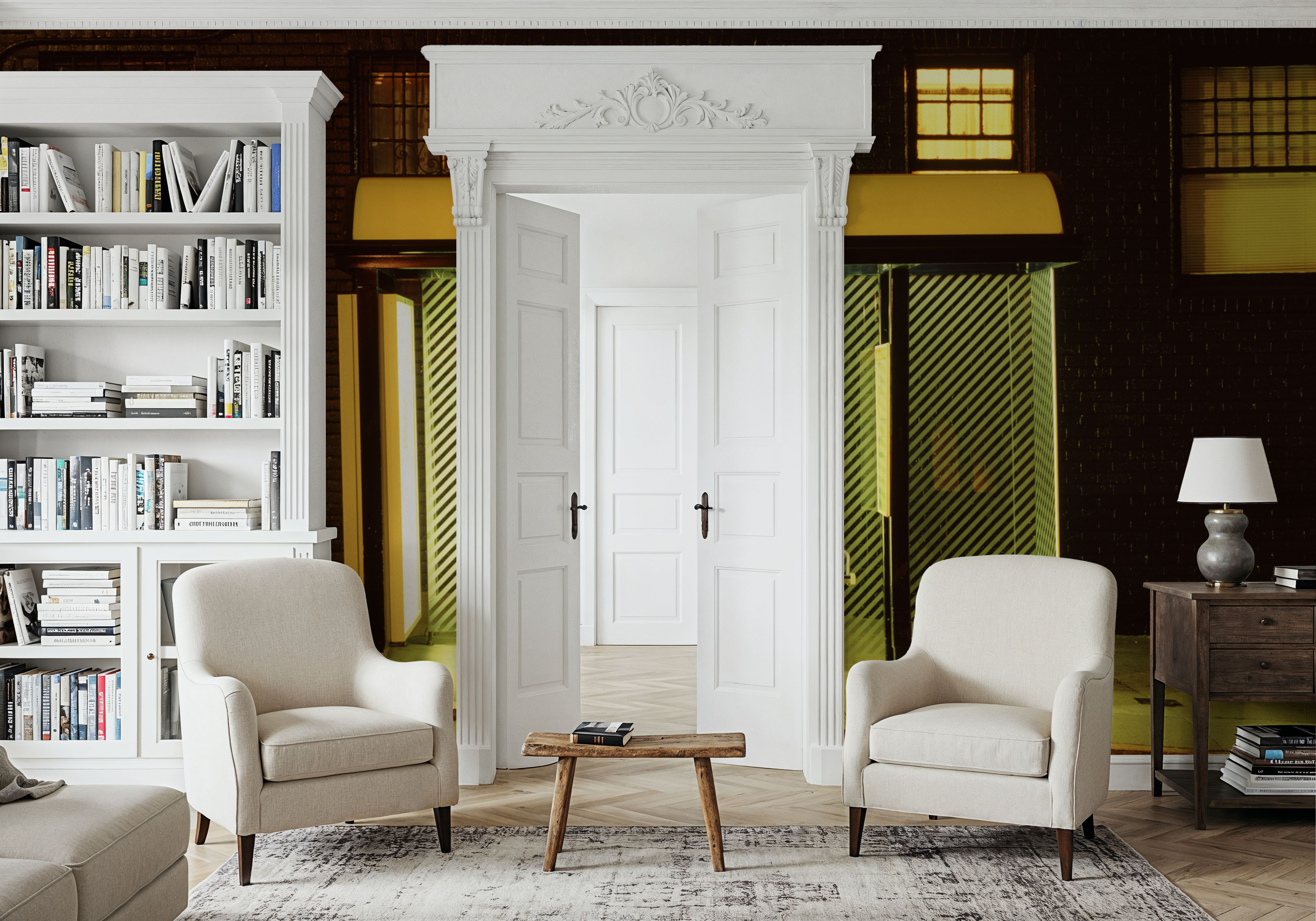 Night Transit Haven, Papier peint