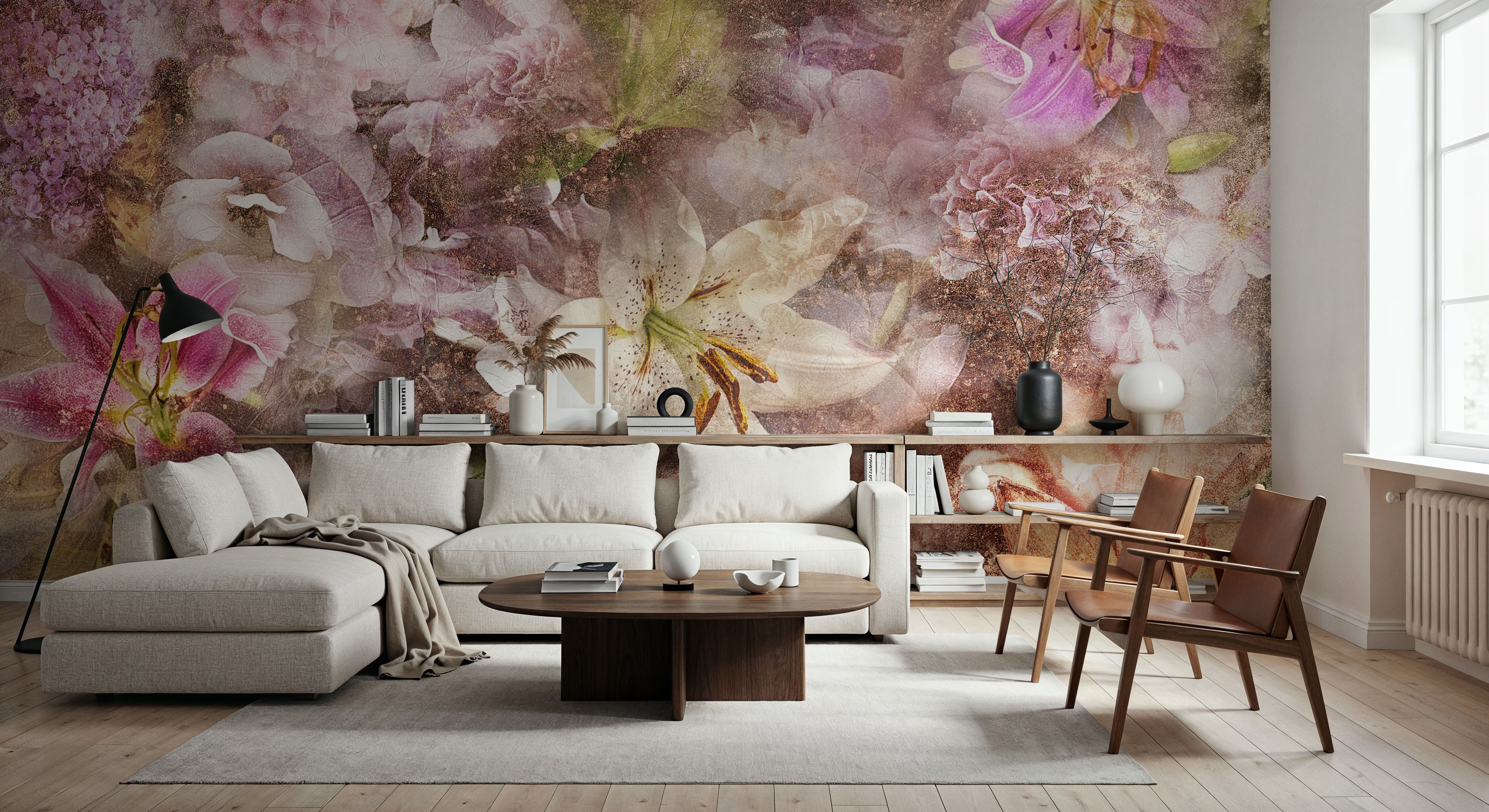 Whispering Lilies, Carte da parati