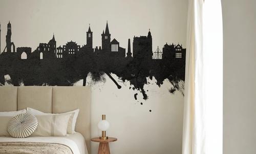 At Andrews Scotland Skyline Black & White