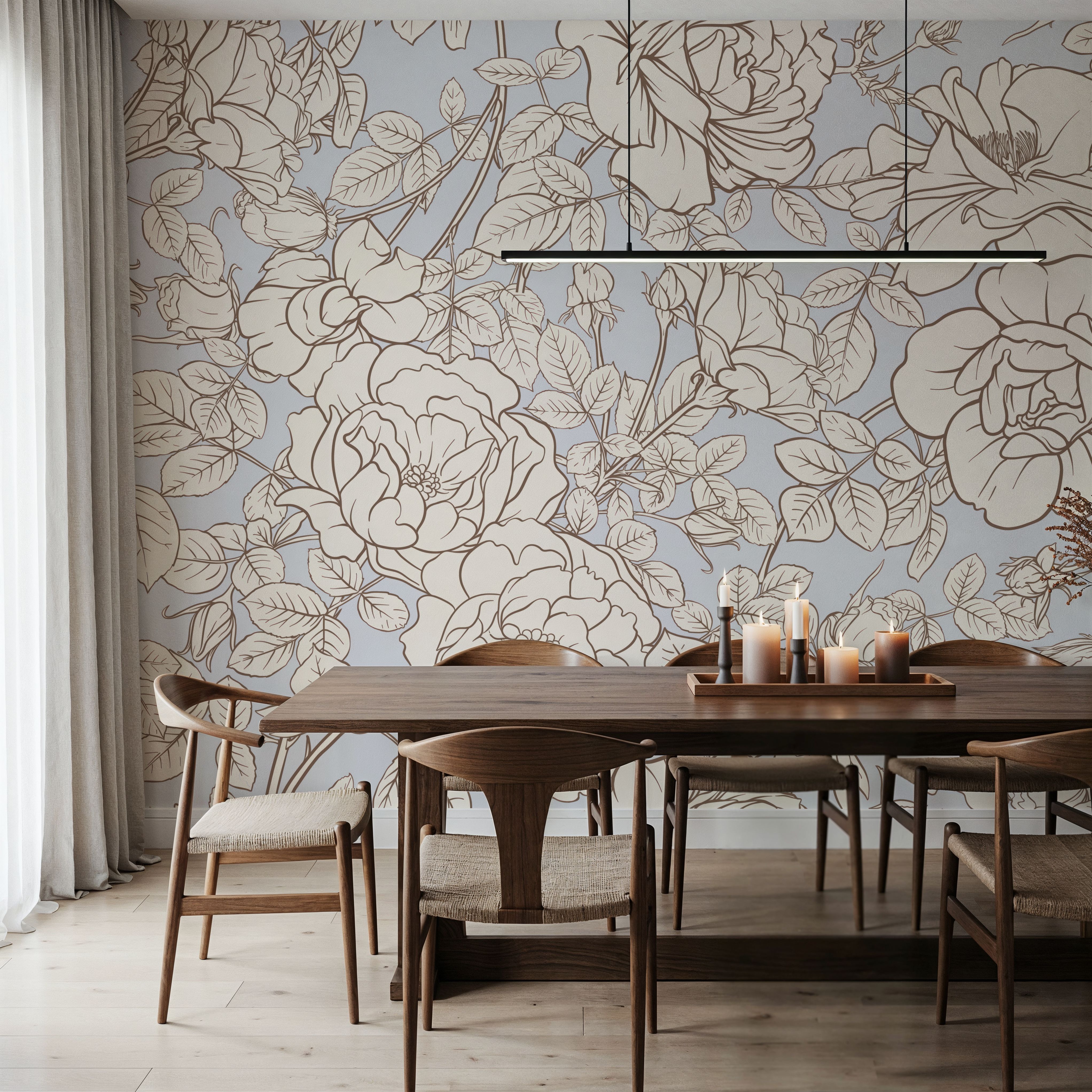 Vintage Rose Blueprint