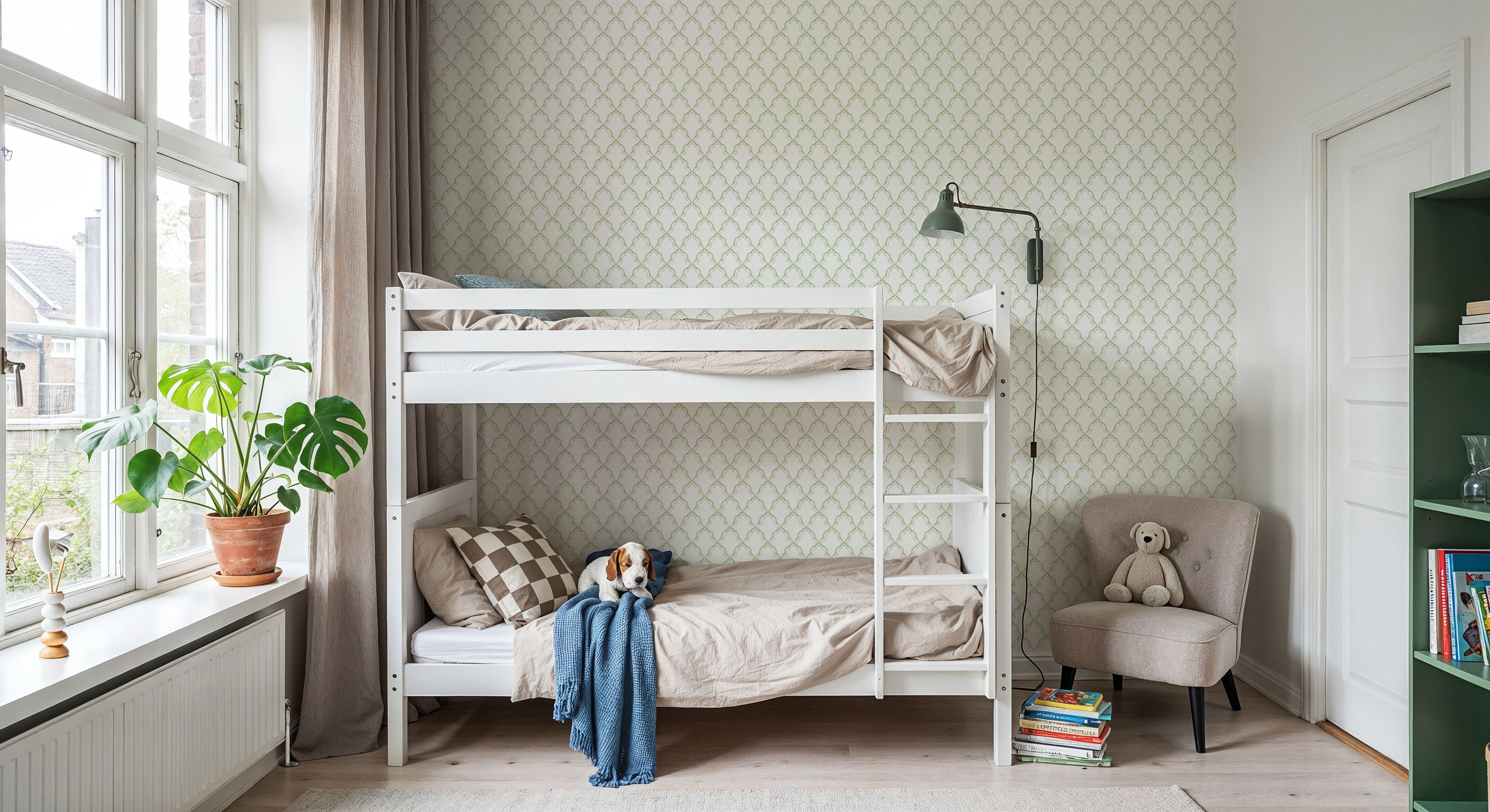 Medallion Trellis, Sage Green