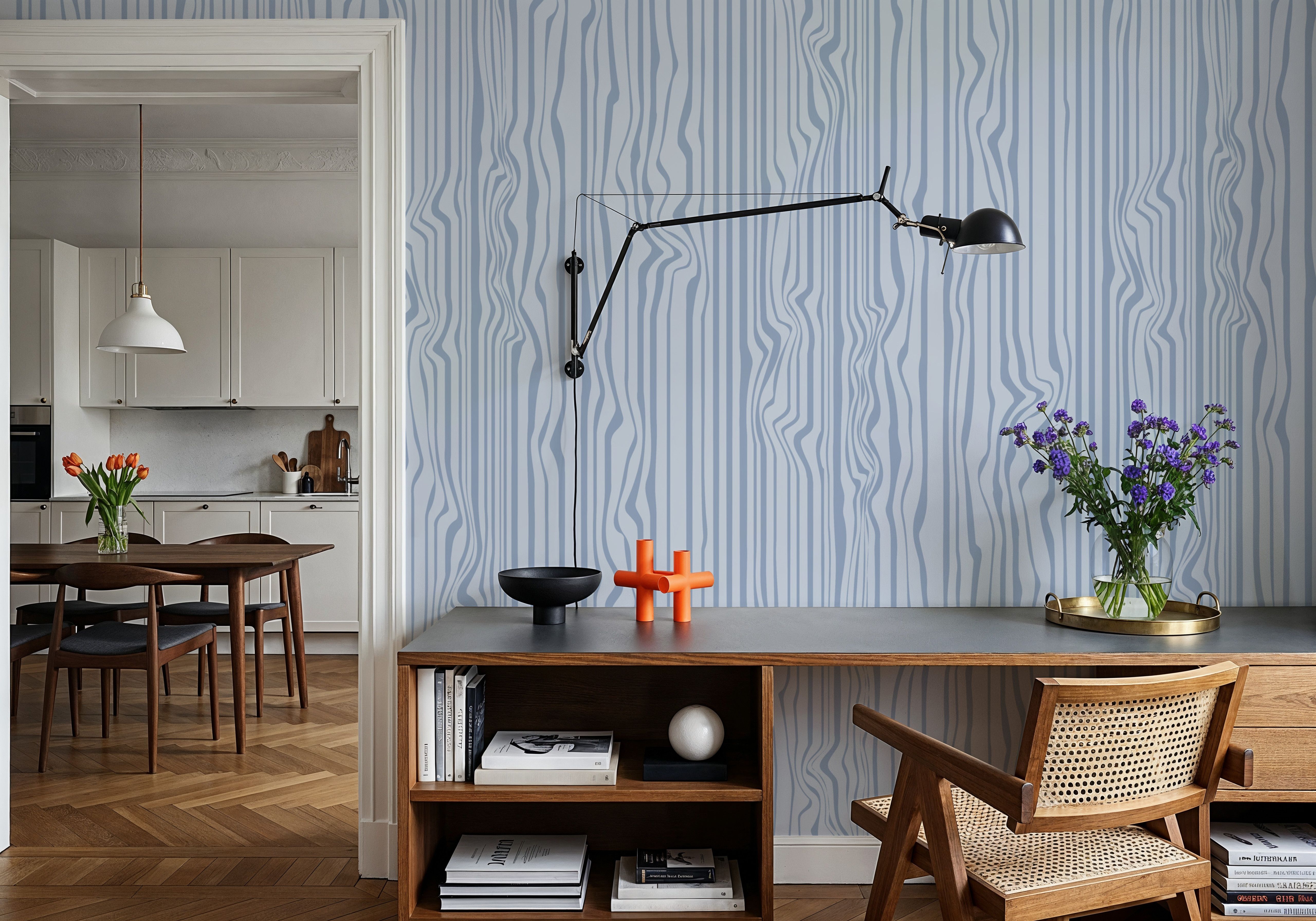 Veneer Lines, Blue
