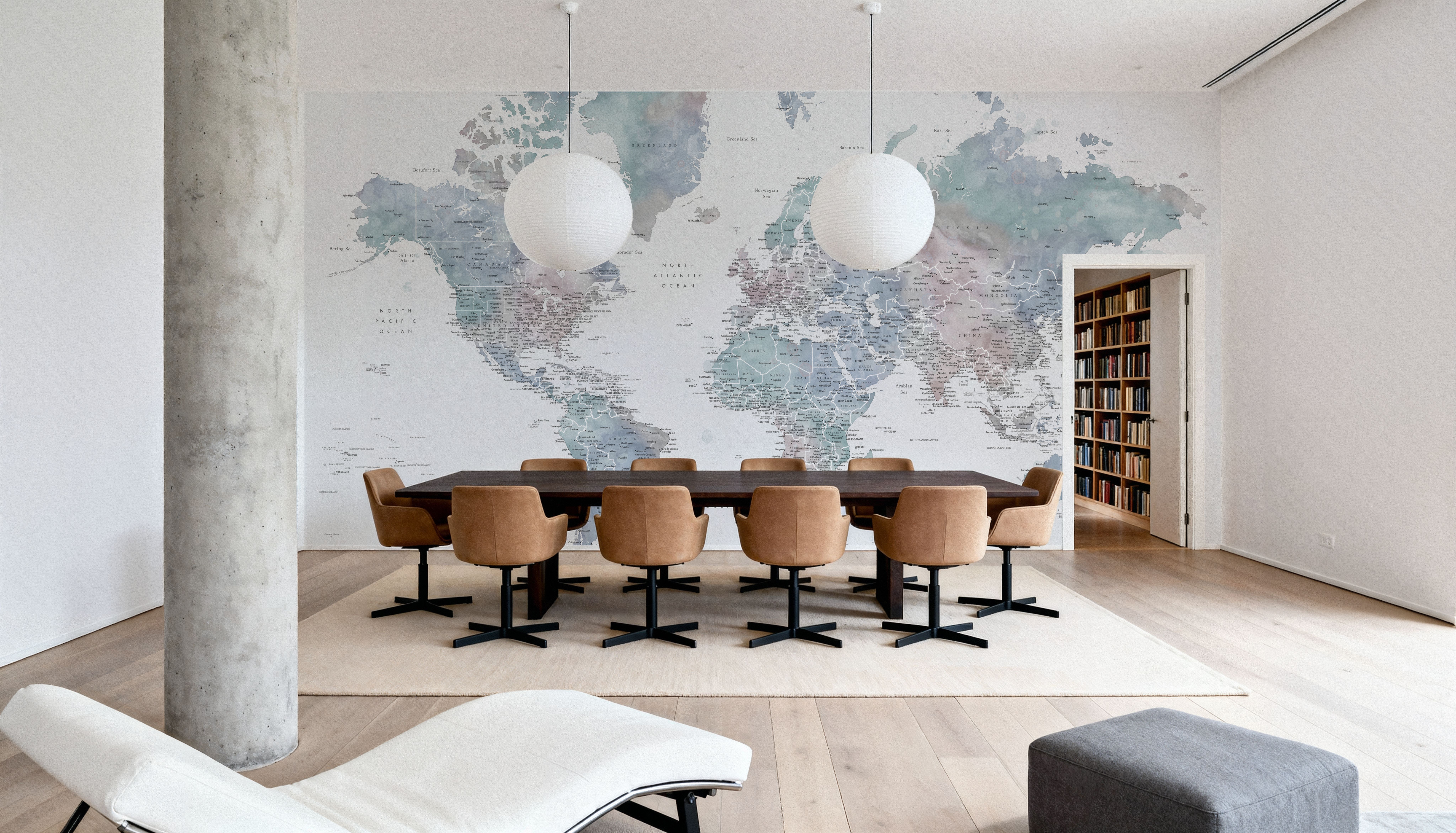 World Map Cities - Fufu, Wallpaper