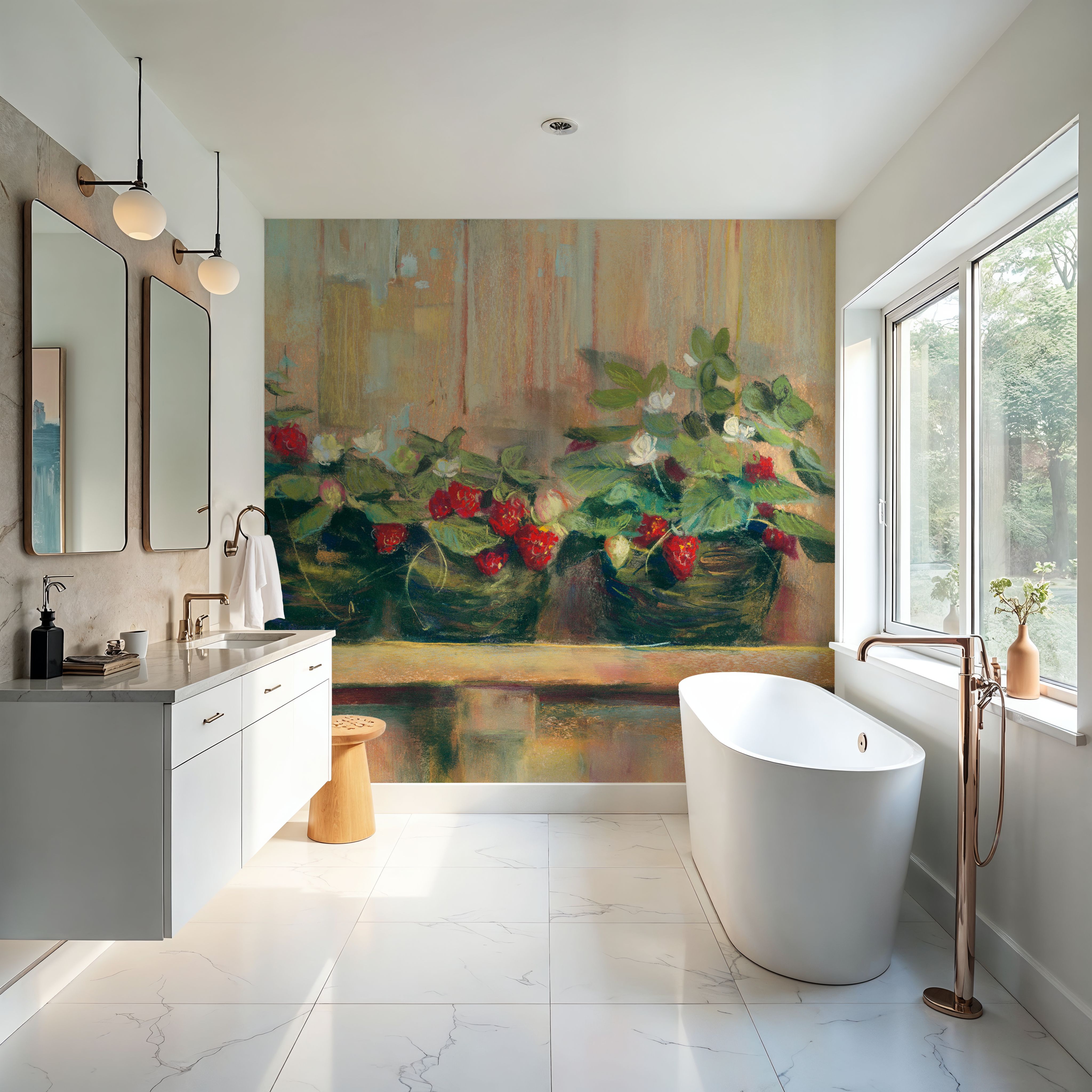 Strawberries in Pots