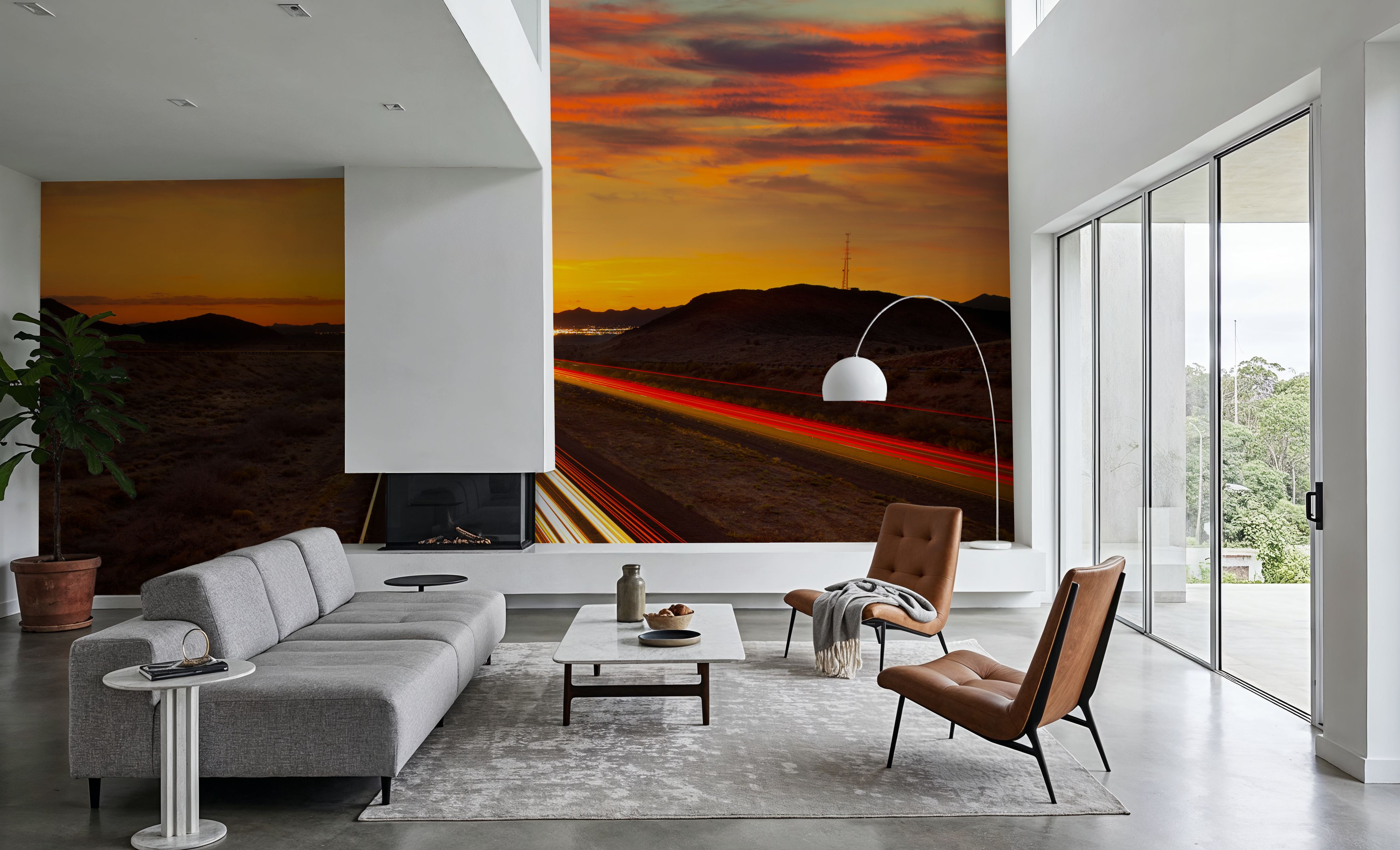 Freeway 40, Wallpaper