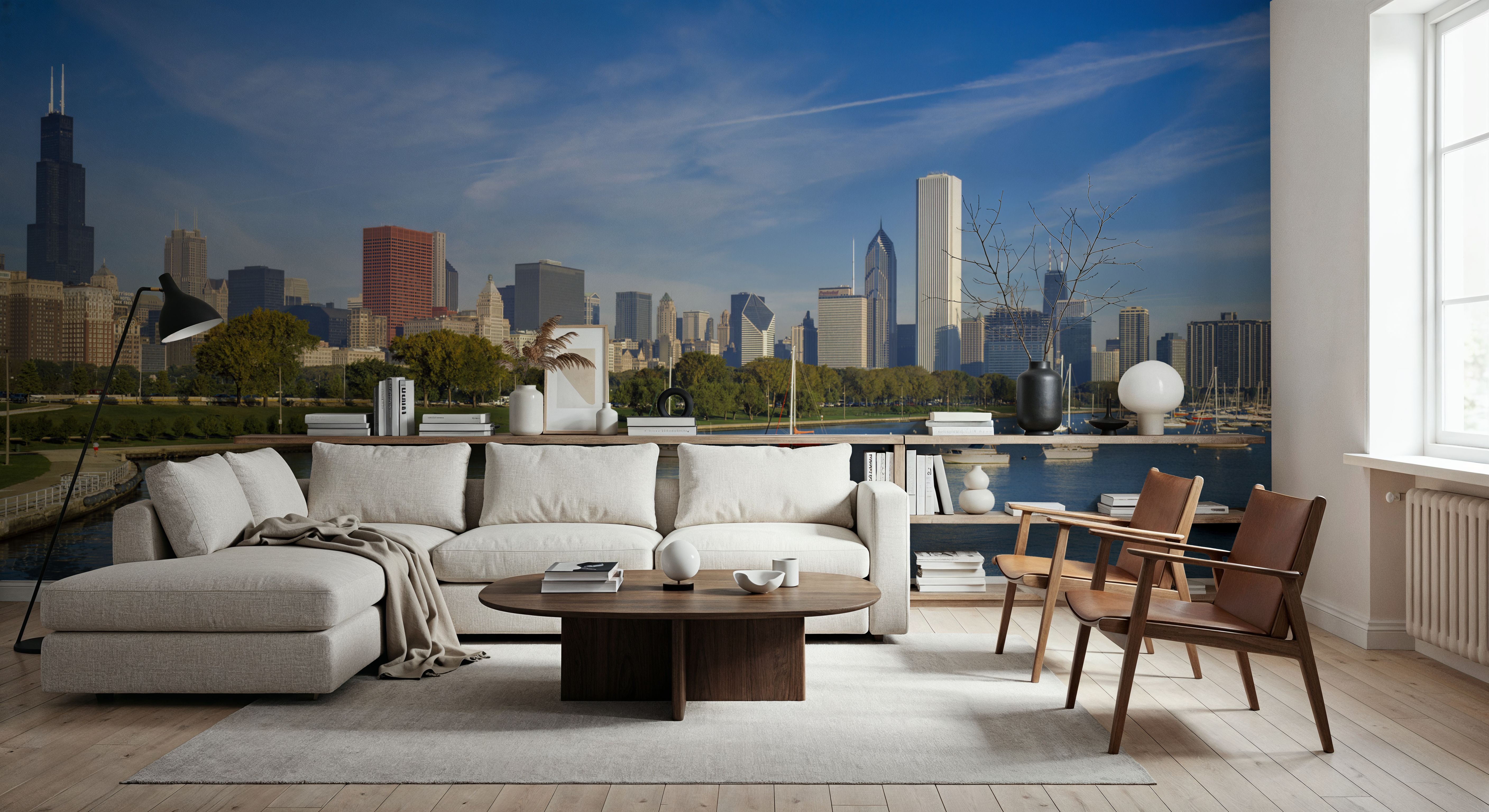 Boston Harbor Skyline,