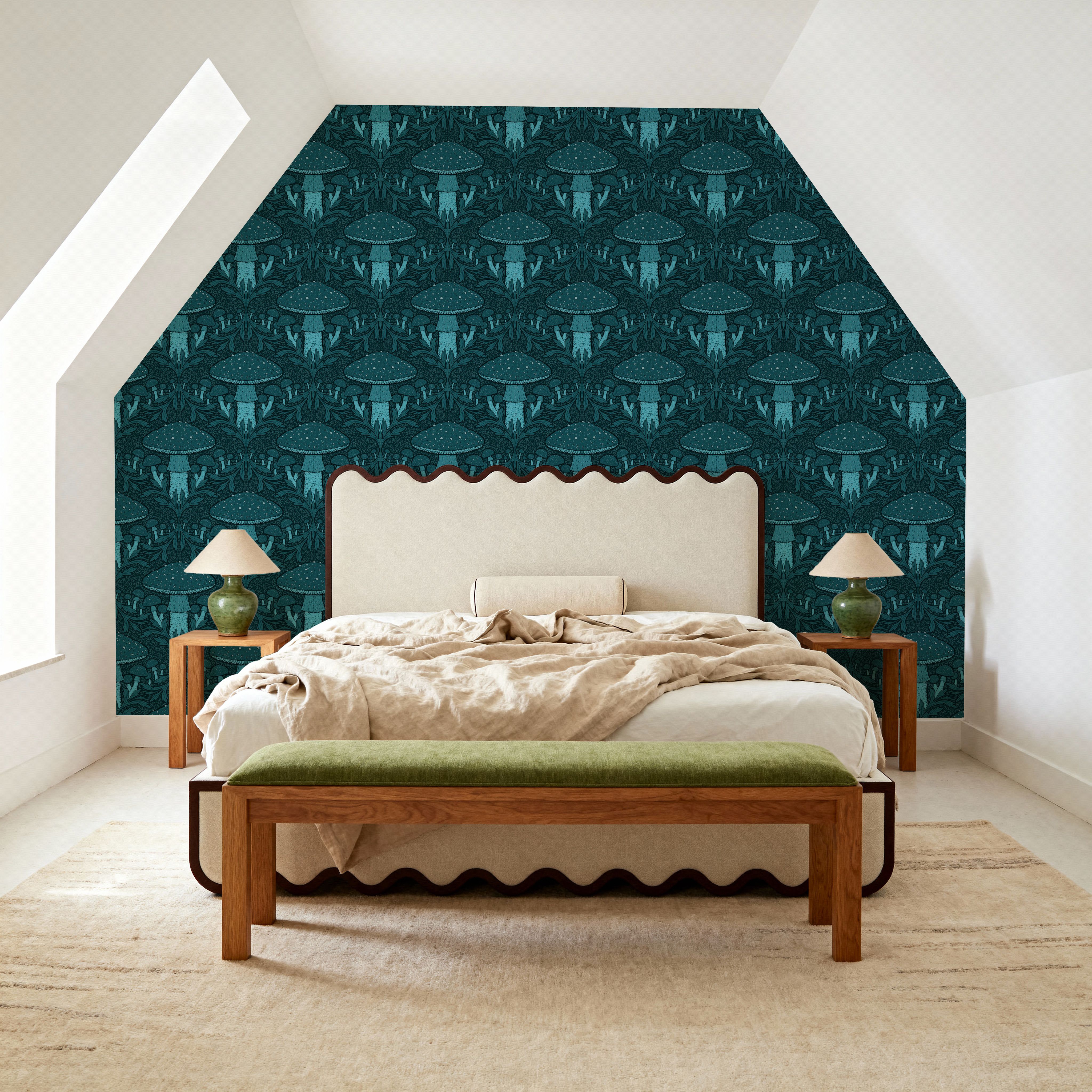 Heritage Toadstool, Blue