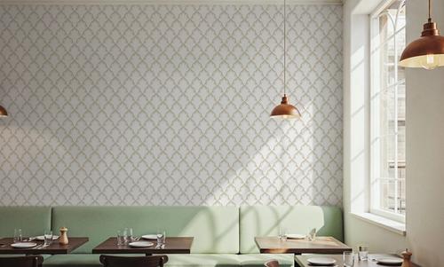 Medallion Trellis, Beige