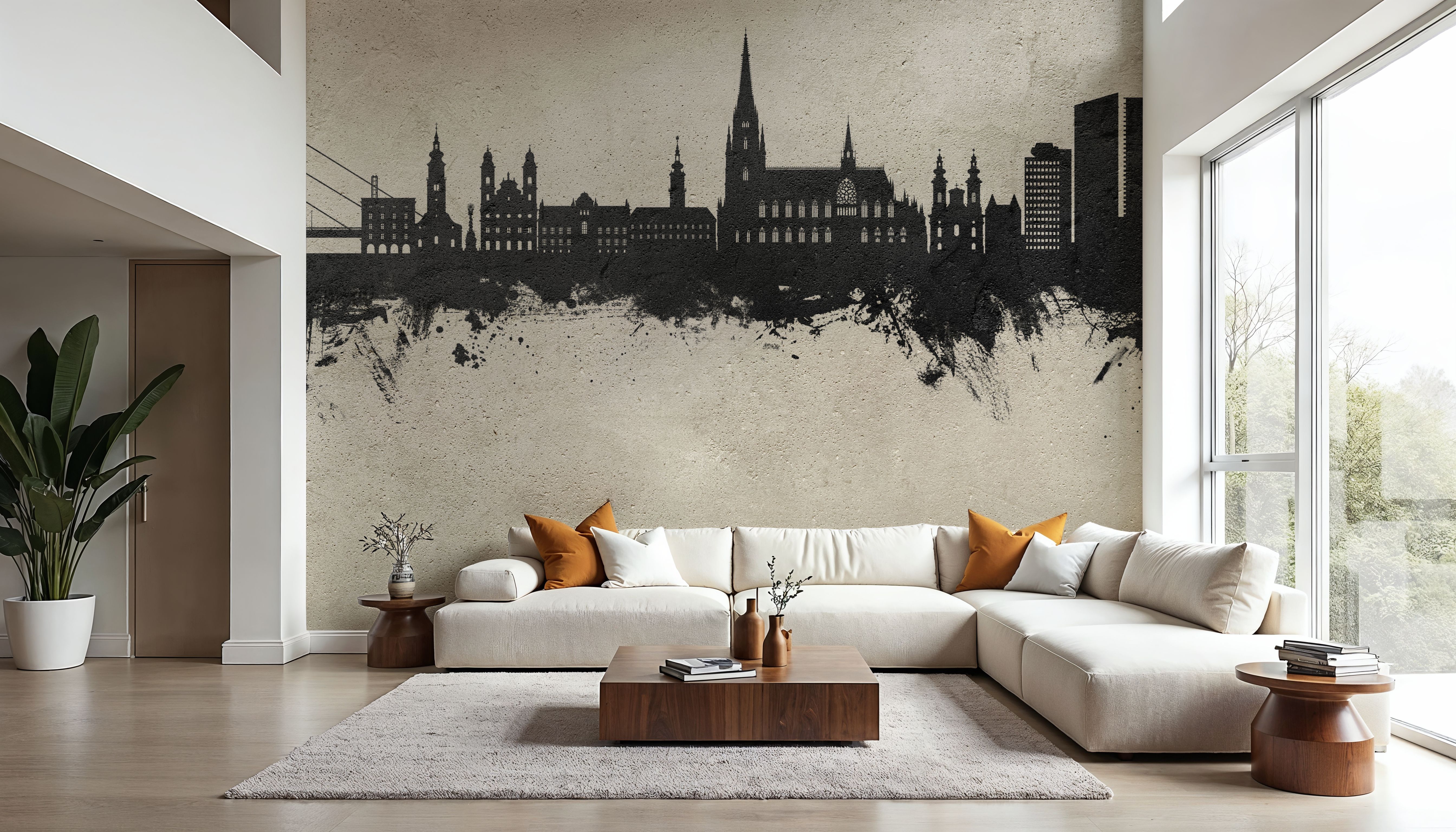 Linz Austria Skyline Concrete