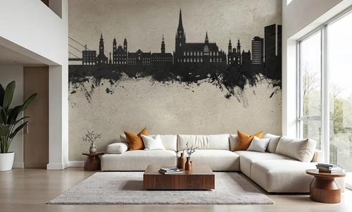Linz Austria Skyline Concrete