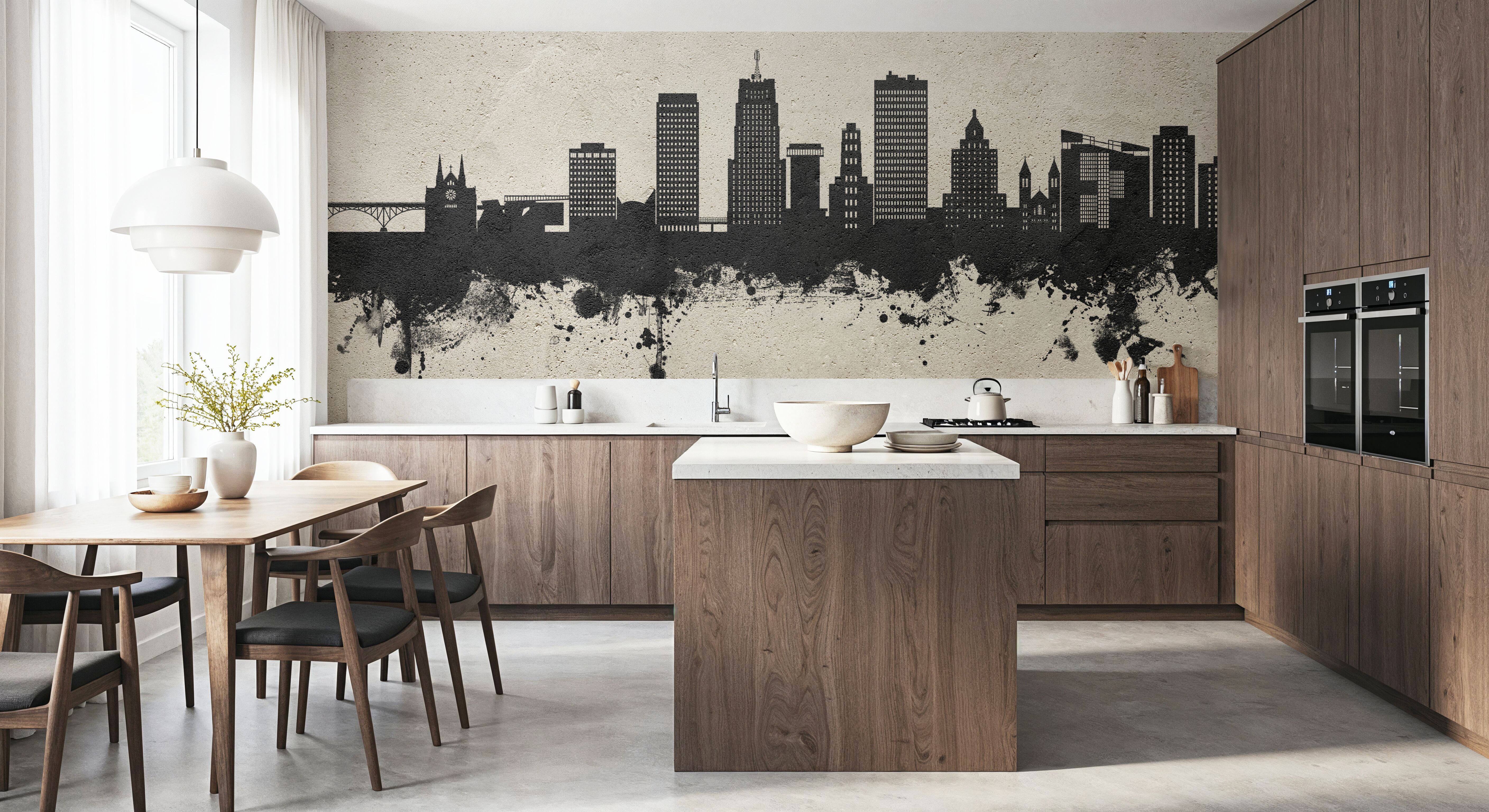 Akron Ohio Skyline Concrete