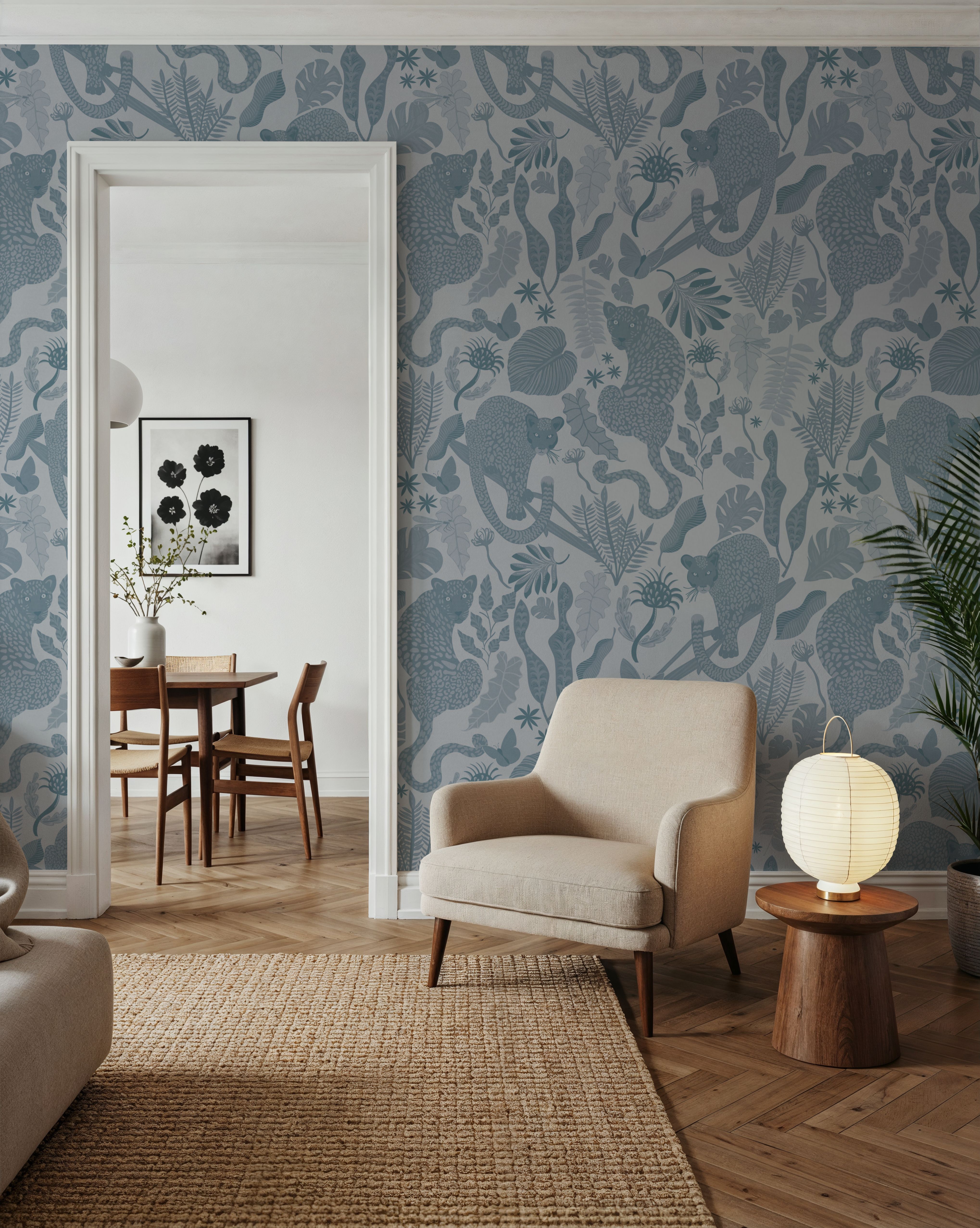 Jungle Leopards Blue