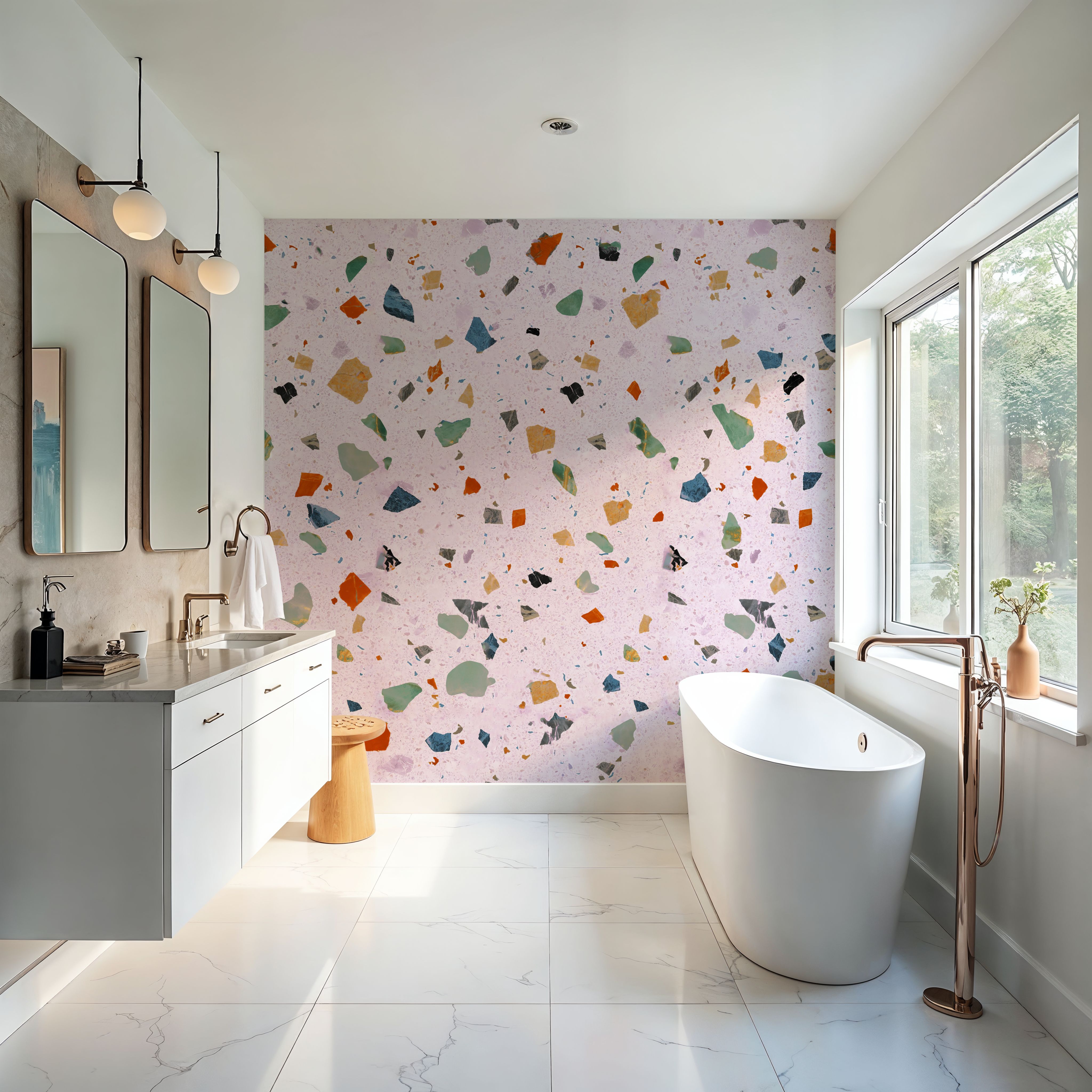 Terrazzo Multi, Pink