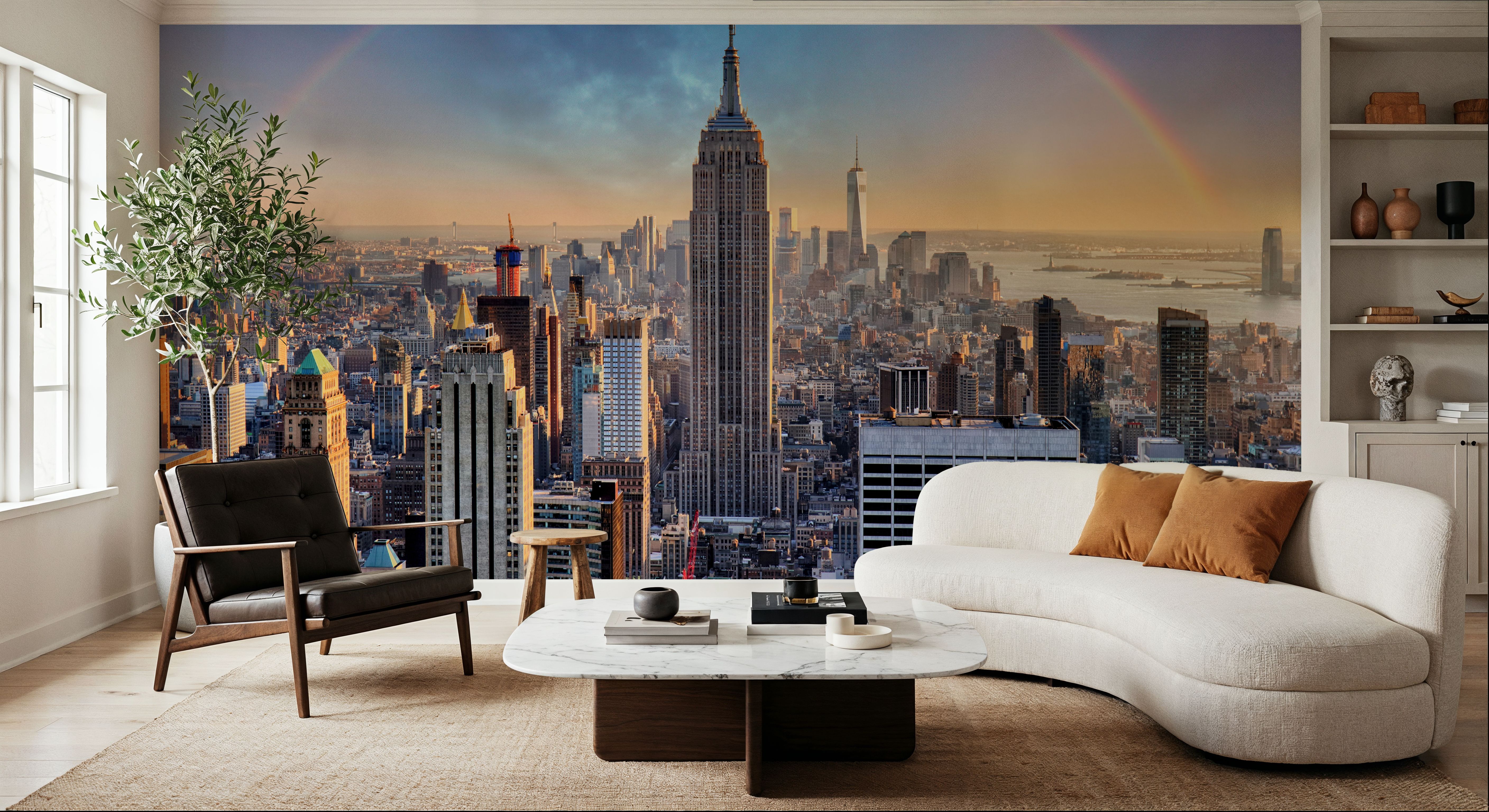 Rainbow Over New York City