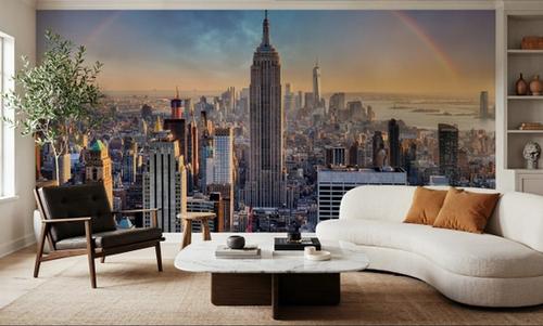 Rainbow Over New York City