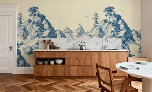 Toile Hills, Porcelain Blue