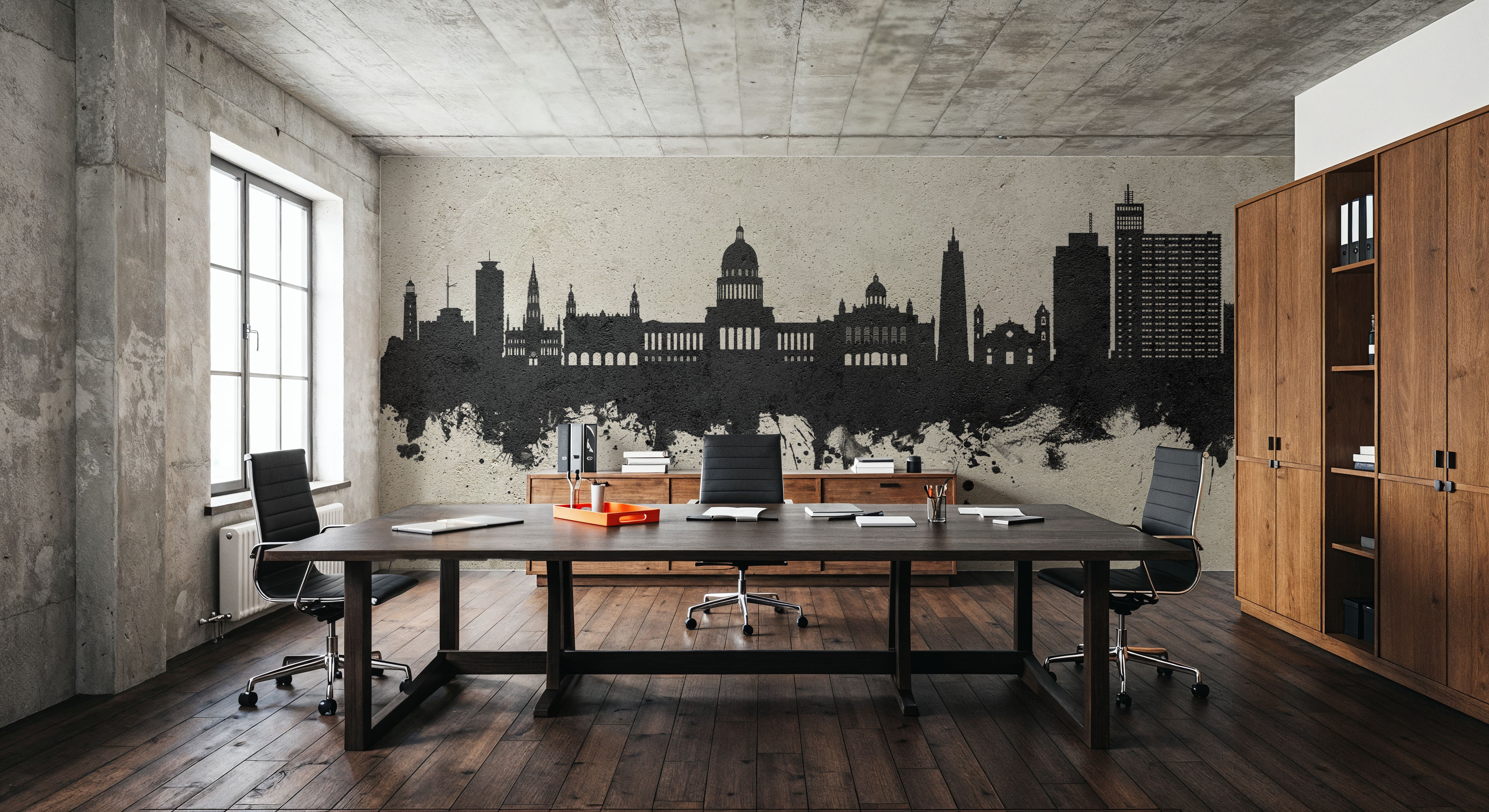 Havana Cuba Skyline Concrete, Wallpaper