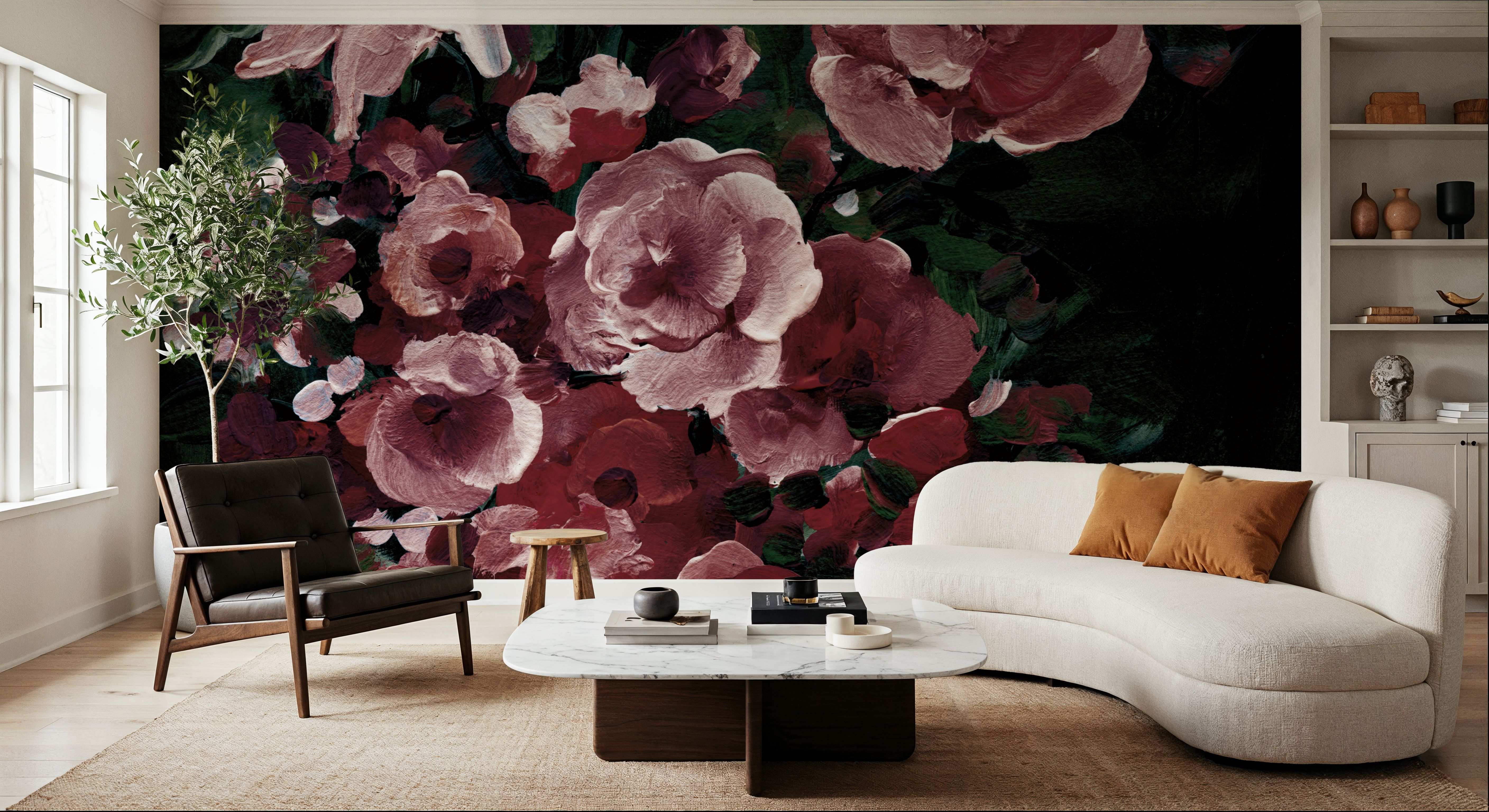 Botanical Elegance Burgundy I