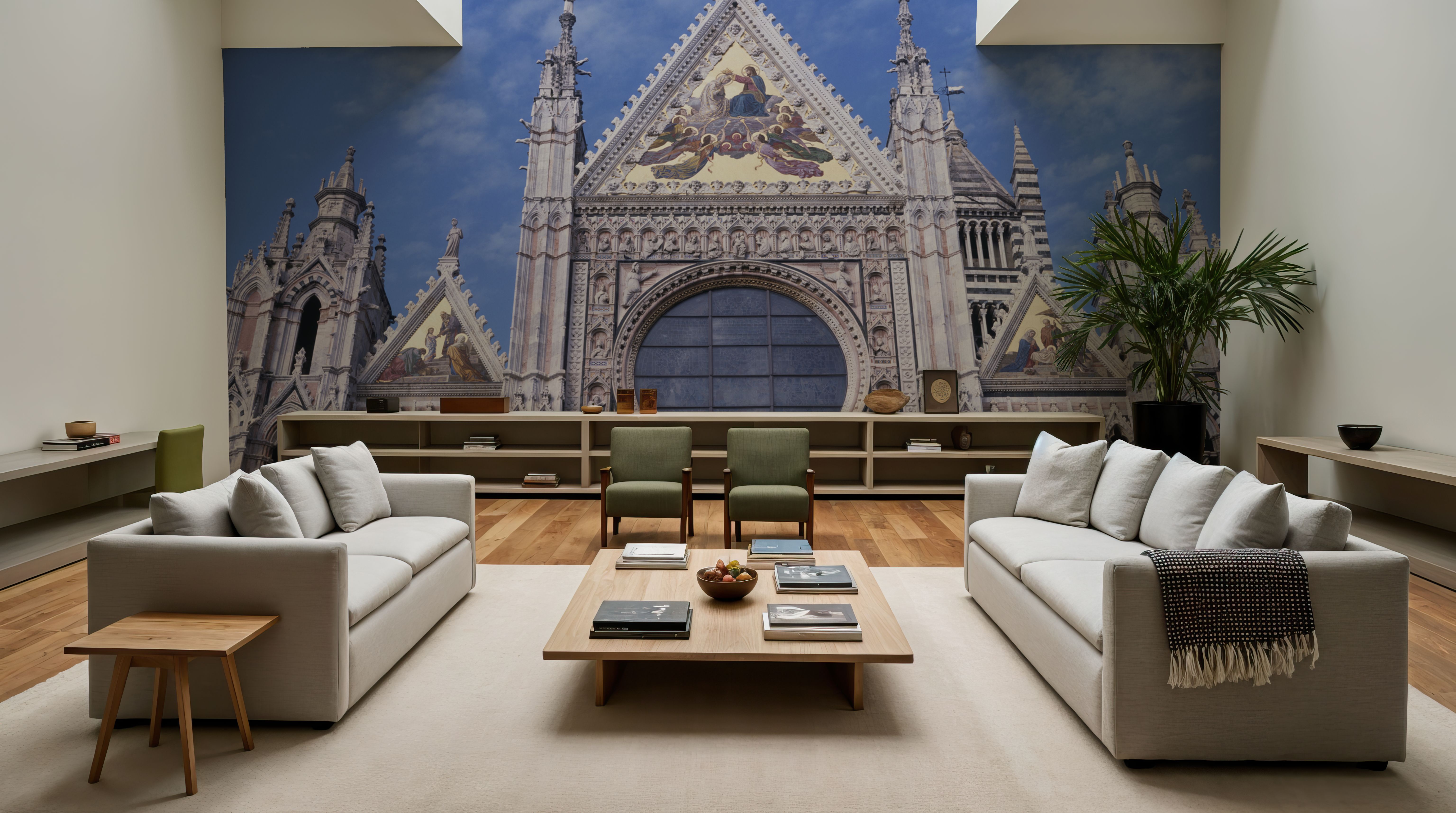 Majestic Gothic Cathedral, Wallpaper