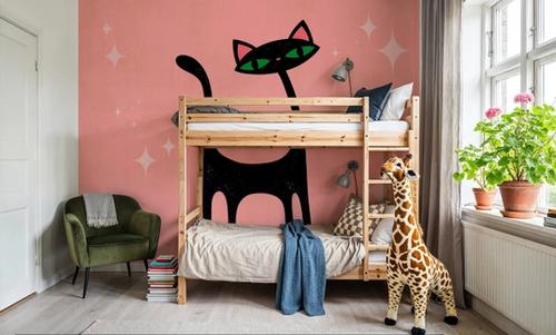 Retro Cat, Pink
