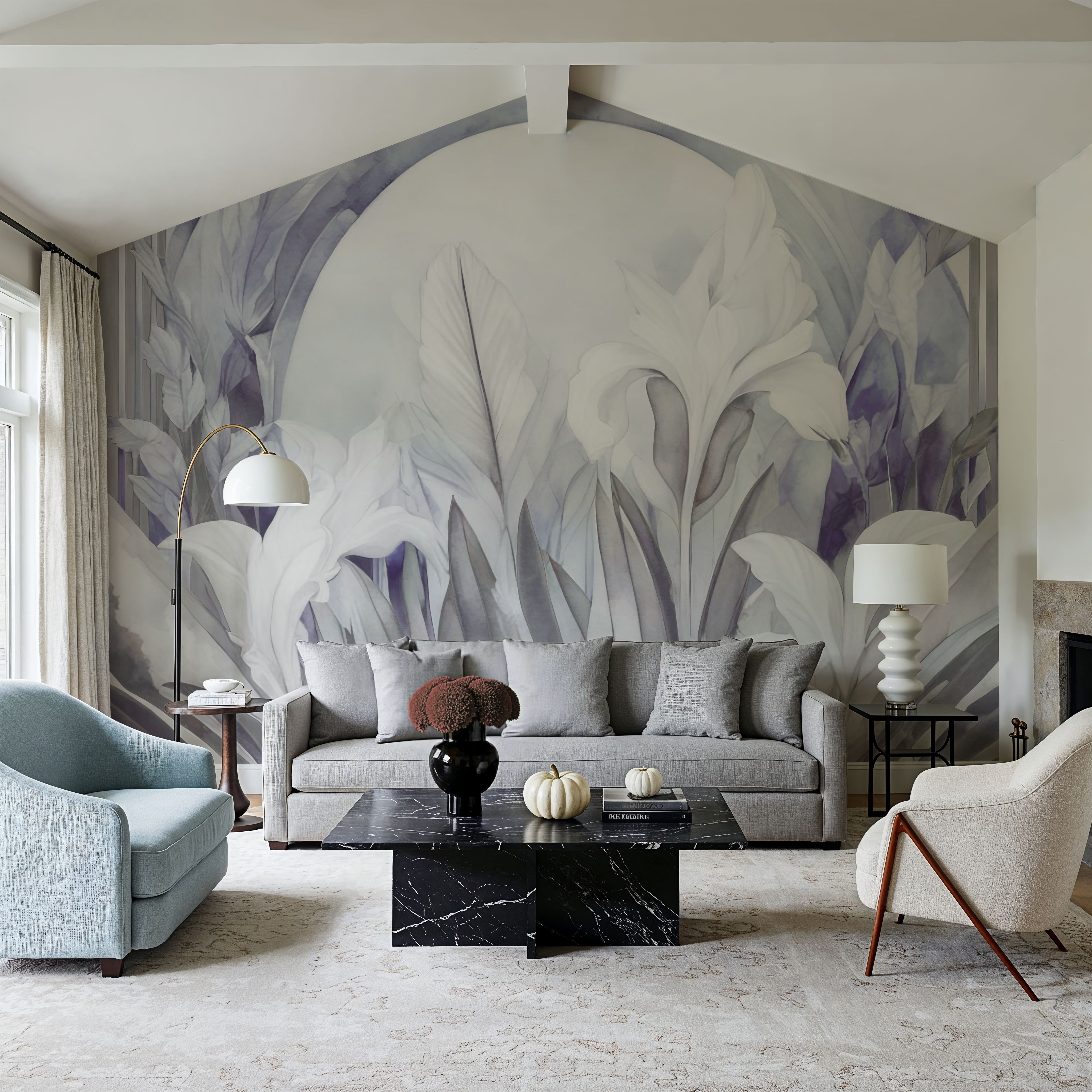 Irises at Sunrise Purple