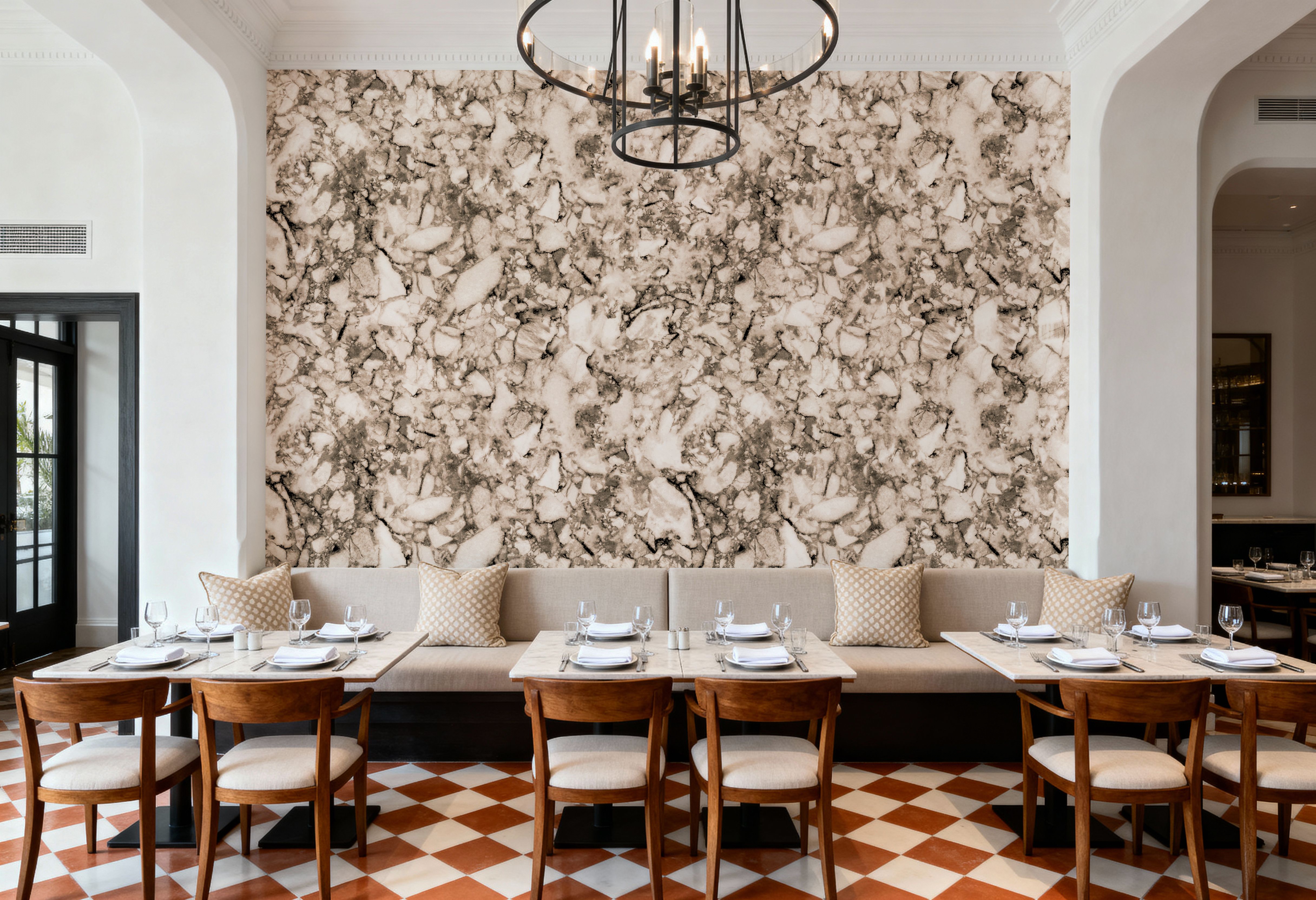 Statement Marble, Beige