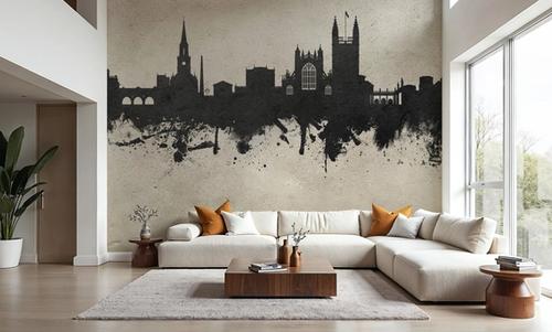 Bath England Skyline Concrete