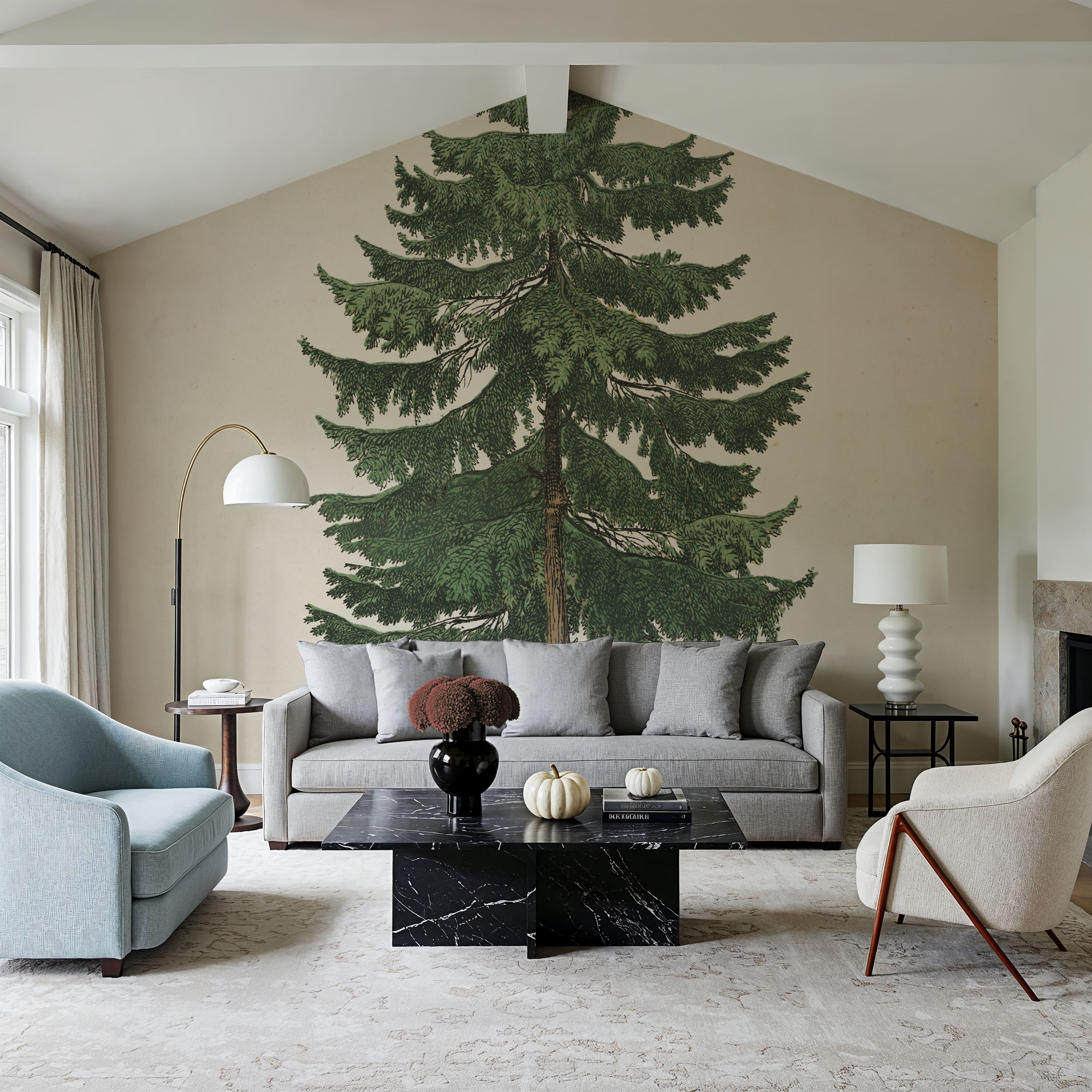 Winter Pine Tree