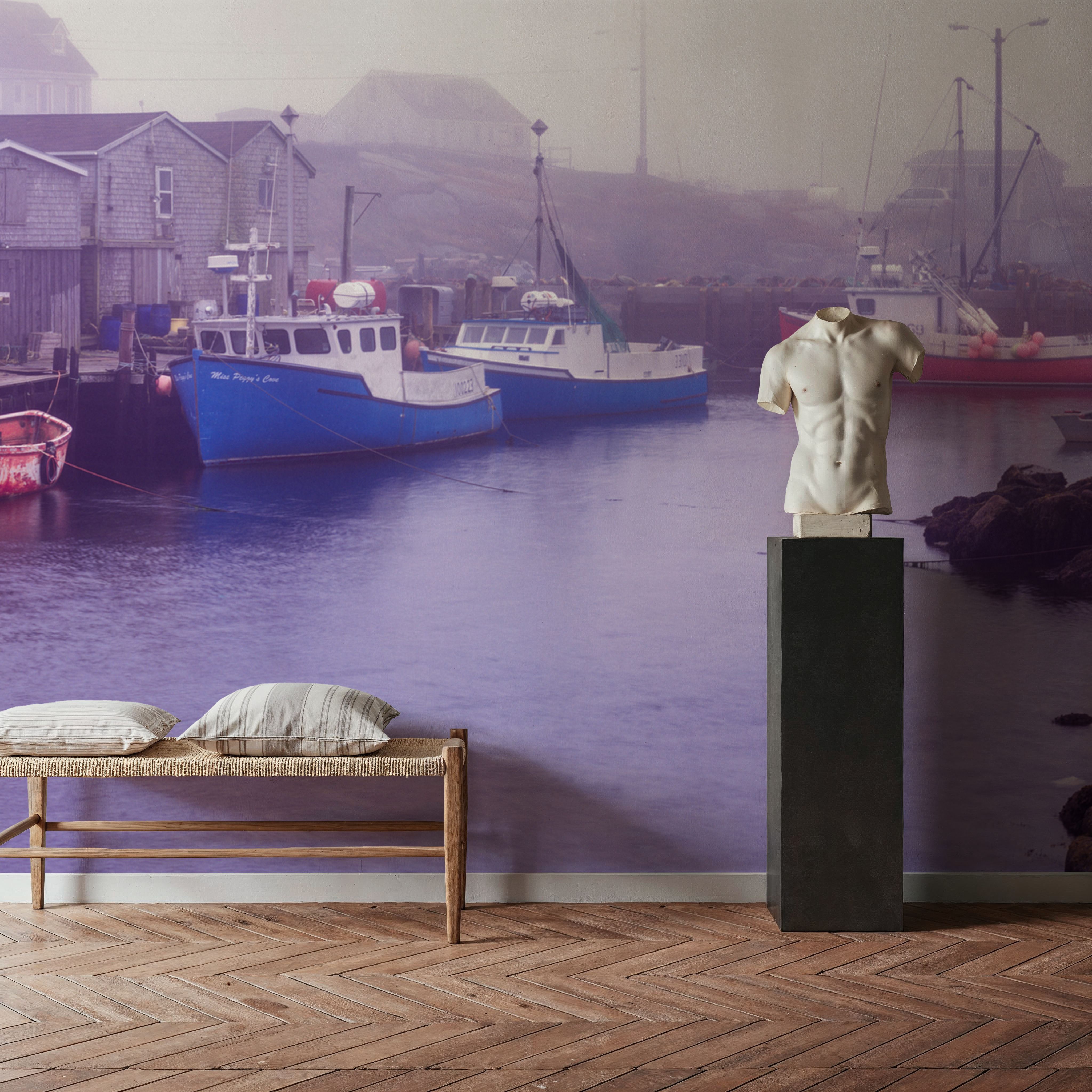 Foggy Fishing Purple