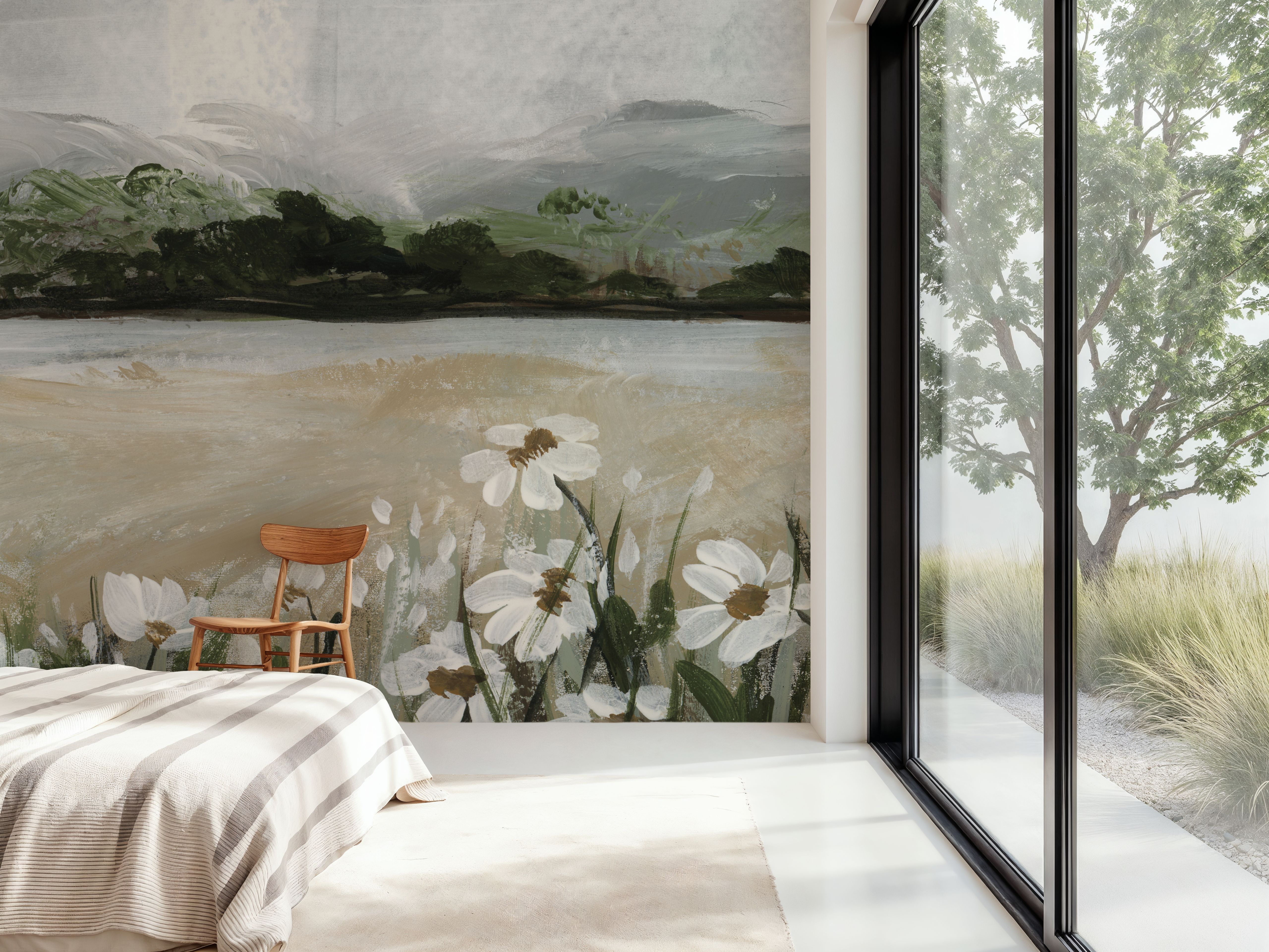 Wildflowers Among the Landscape