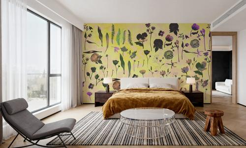 Floral Dream, Butter Yellow
