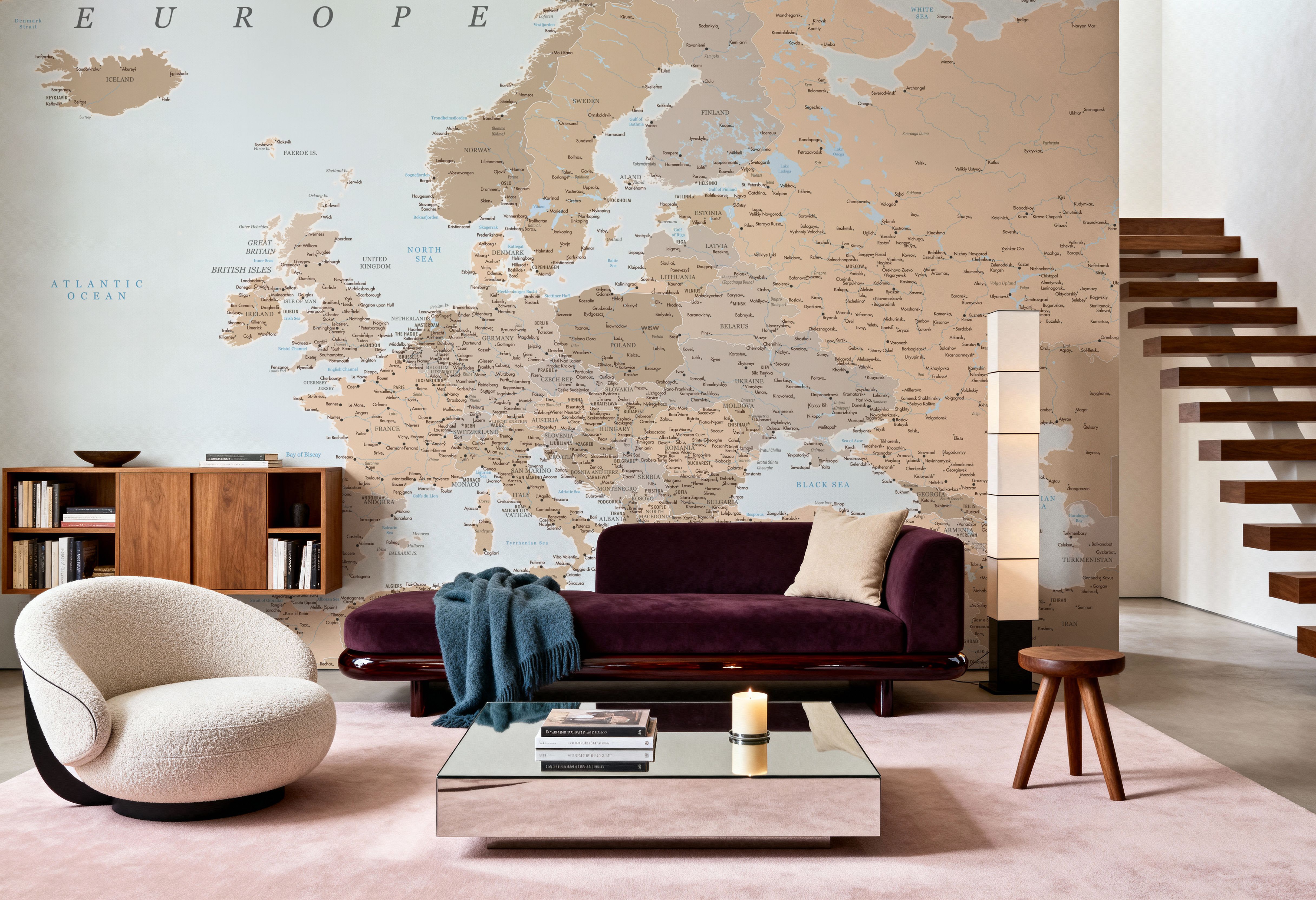 Europe Map Detailed - Lincoln