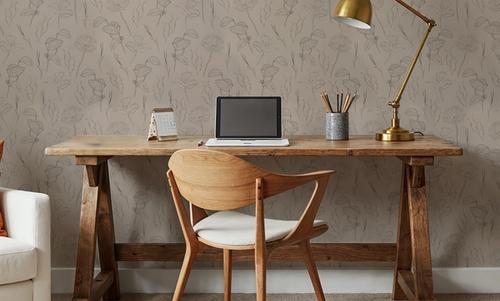 Botanical Study Beige
